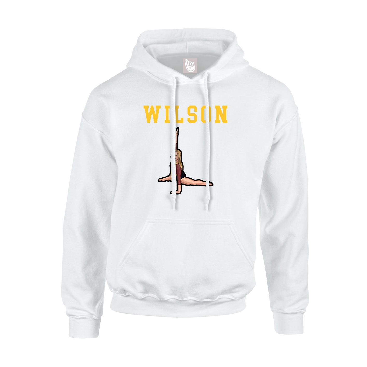 Hoodie — Shirsey in White