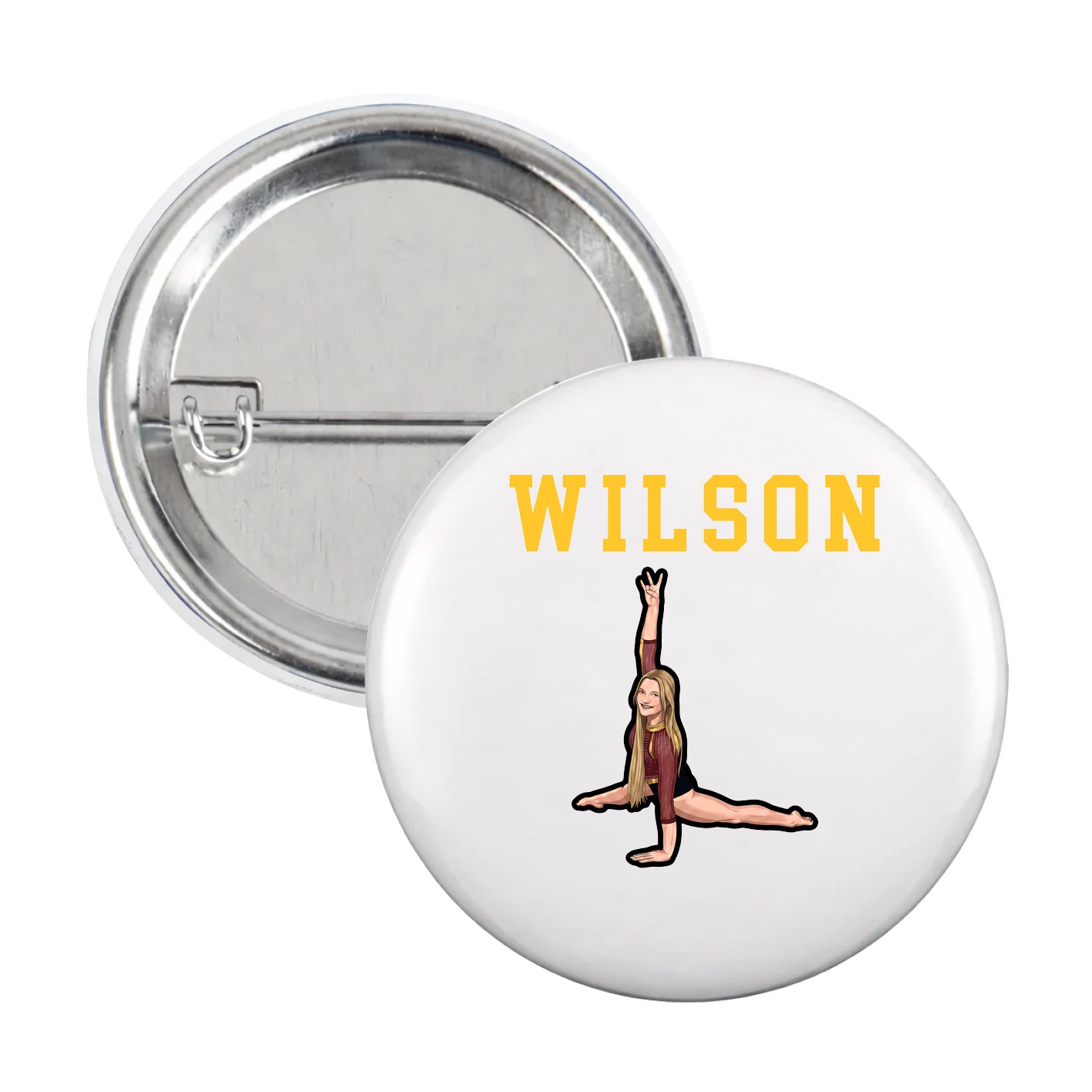 Game Day Button — Shirsey in White