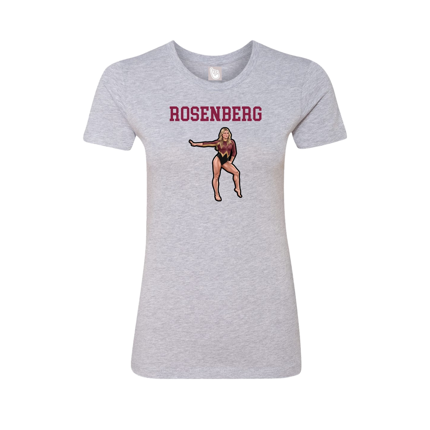 Fitted Women's Tee — Shirsey in Grey