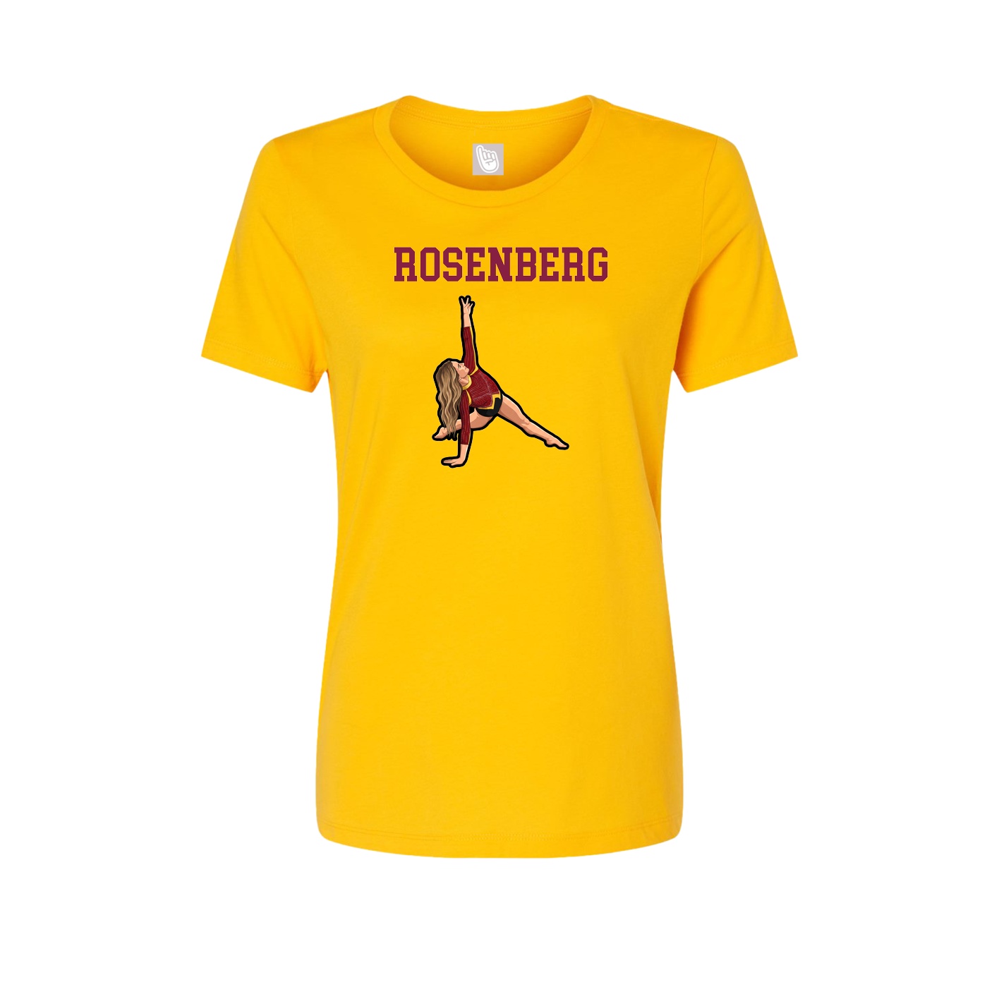 Fitted Women's Tee — Shirsey in Gold