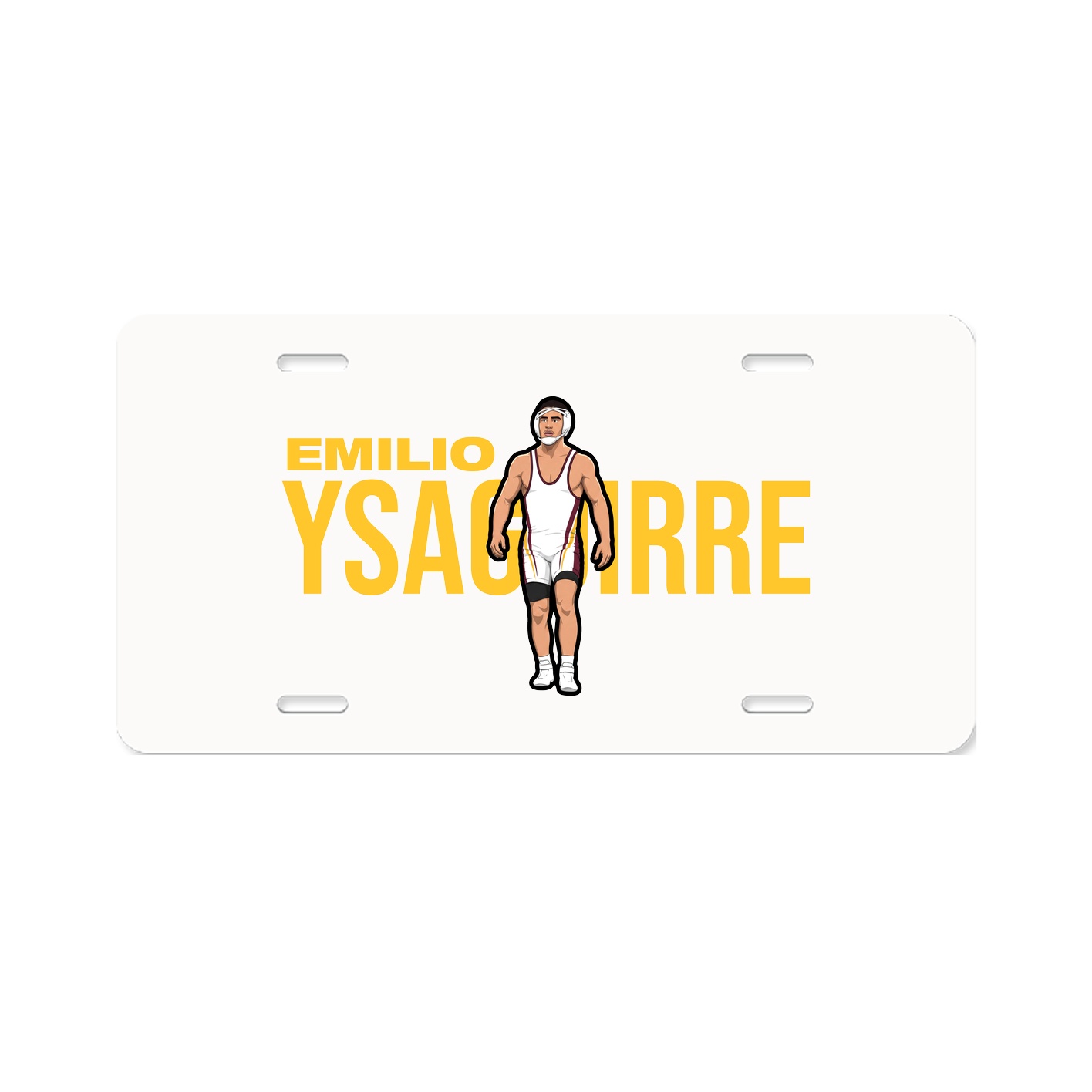 License Plate — Player Name in Classic