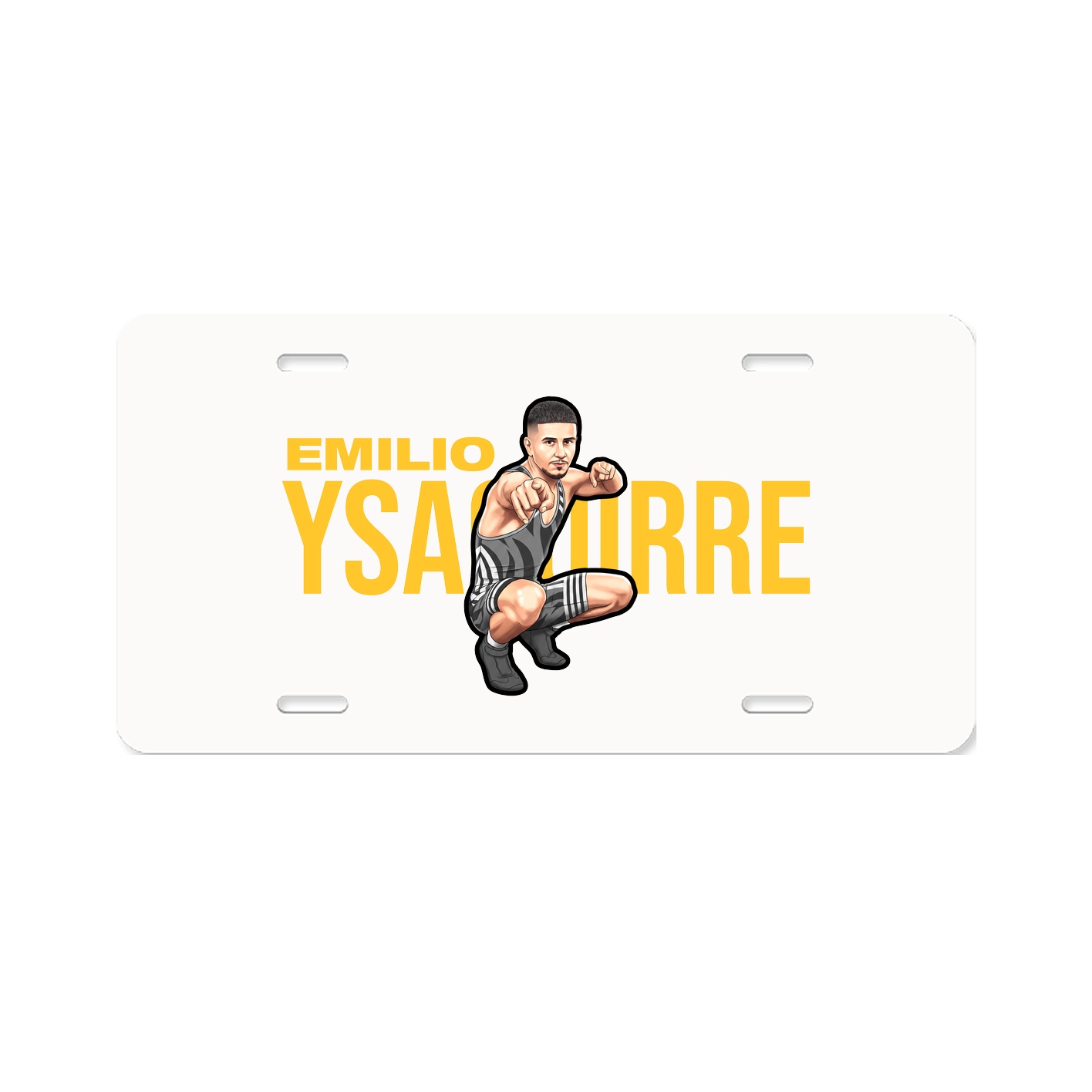License Plate — Player Name in Classic