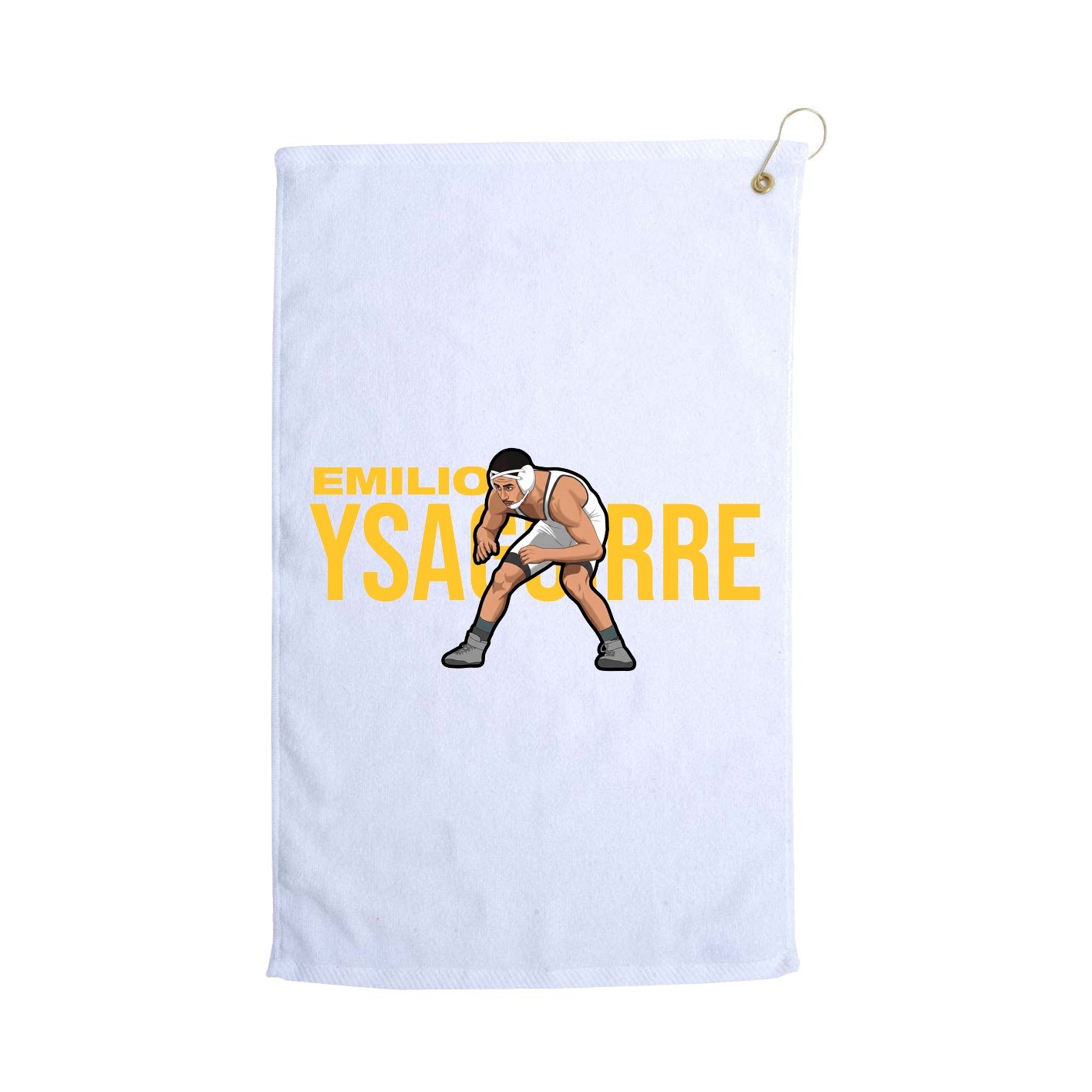 Golf Towel — Player Name in White