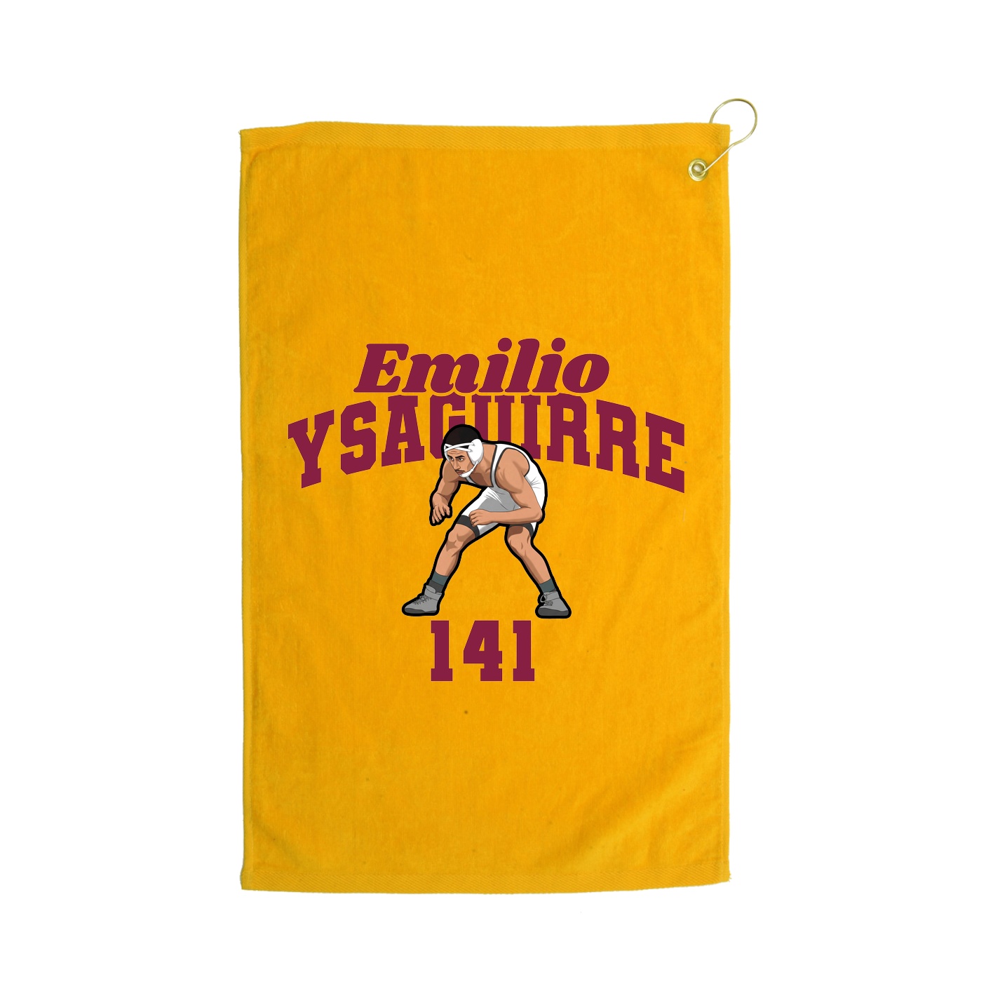 Golf Towel — Signature Arch in Gold