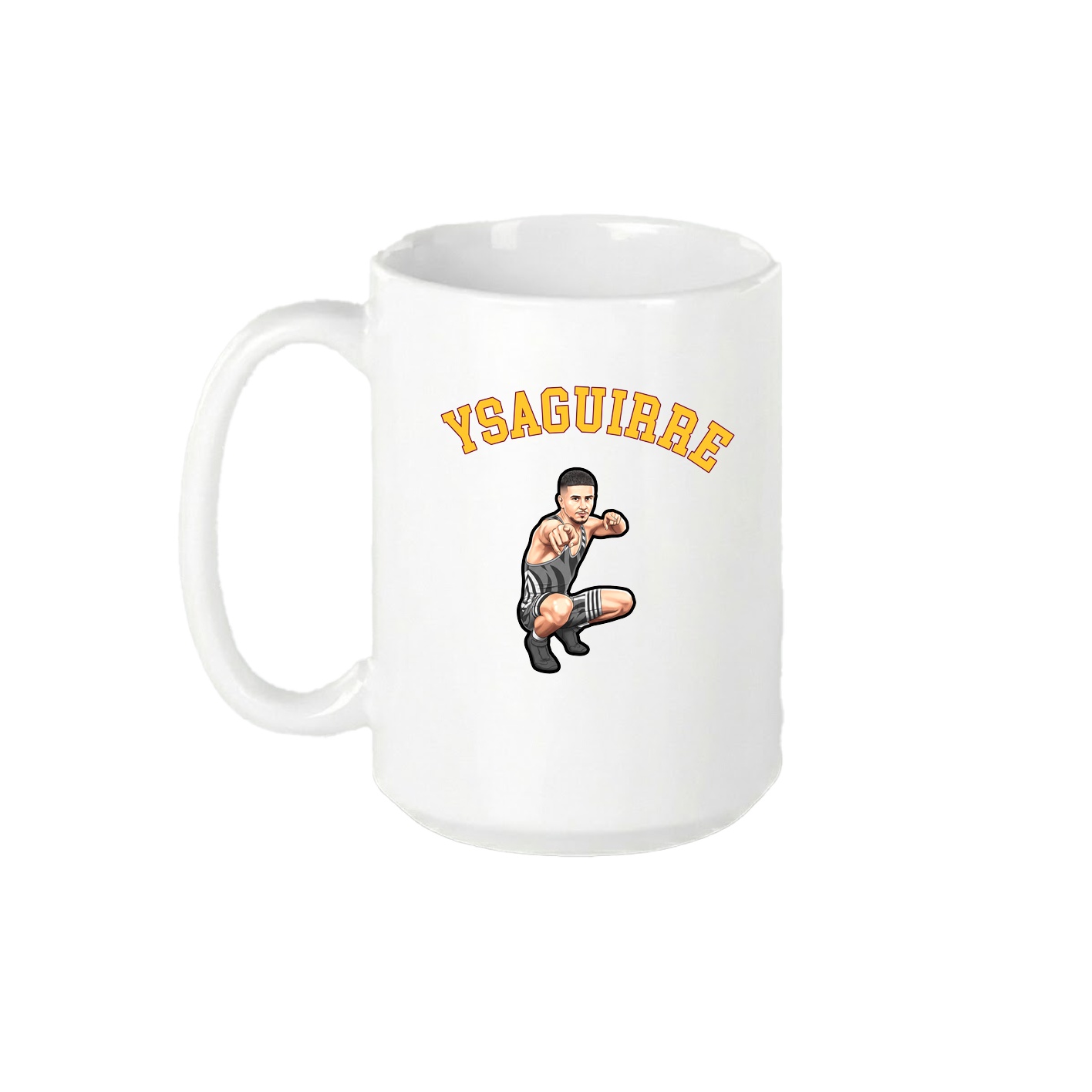 15oz Coffee Mug — Shirsey Arch in White