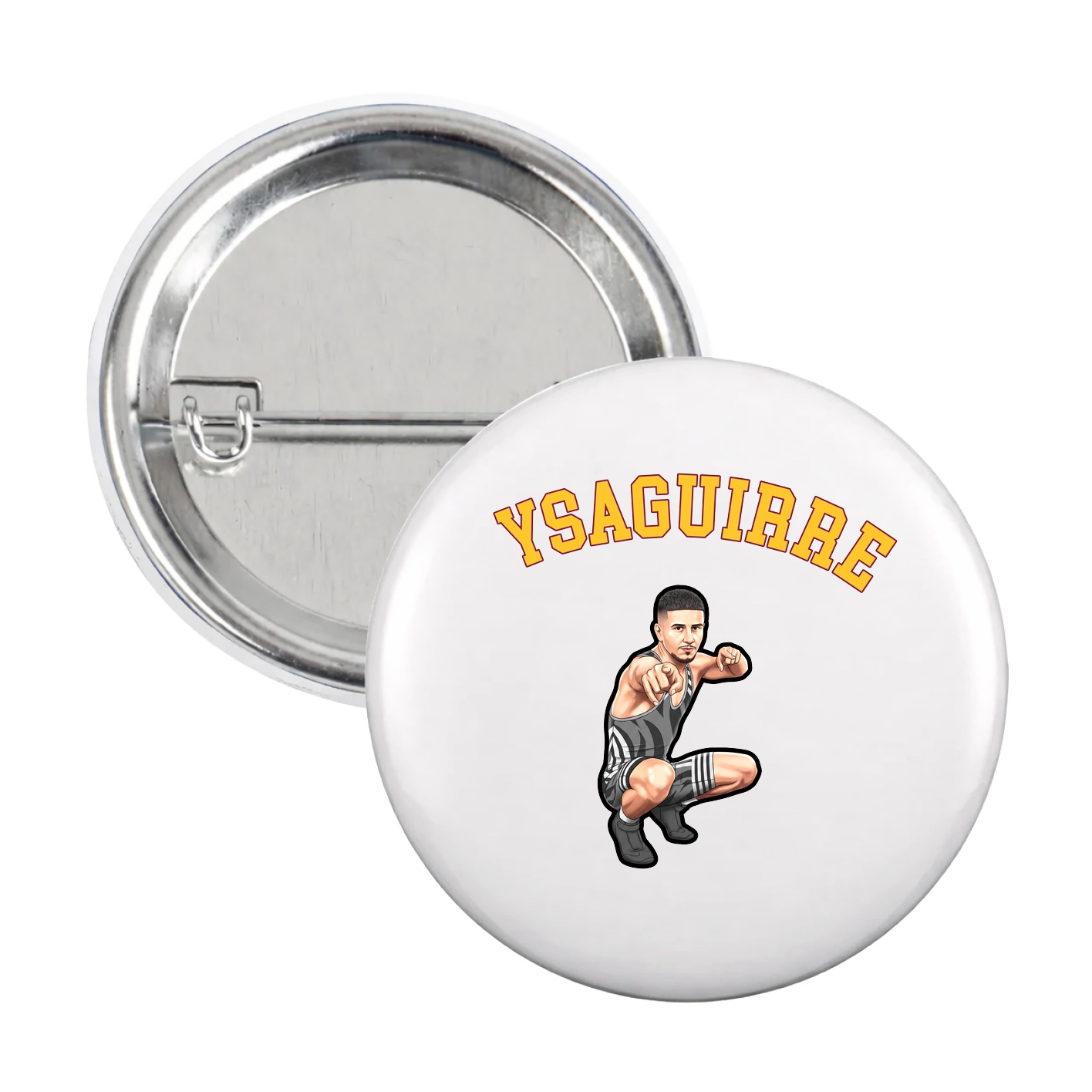 Game Day Button — Shirsey Arch in White