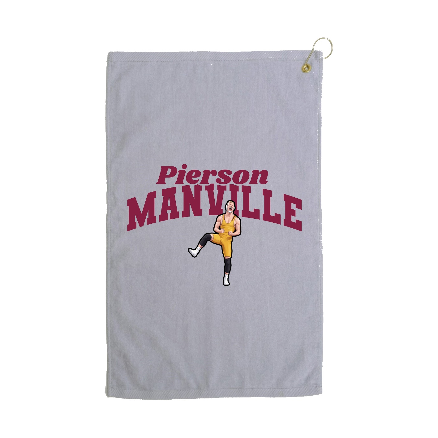 Golf Towel — Signature Arch in Grey