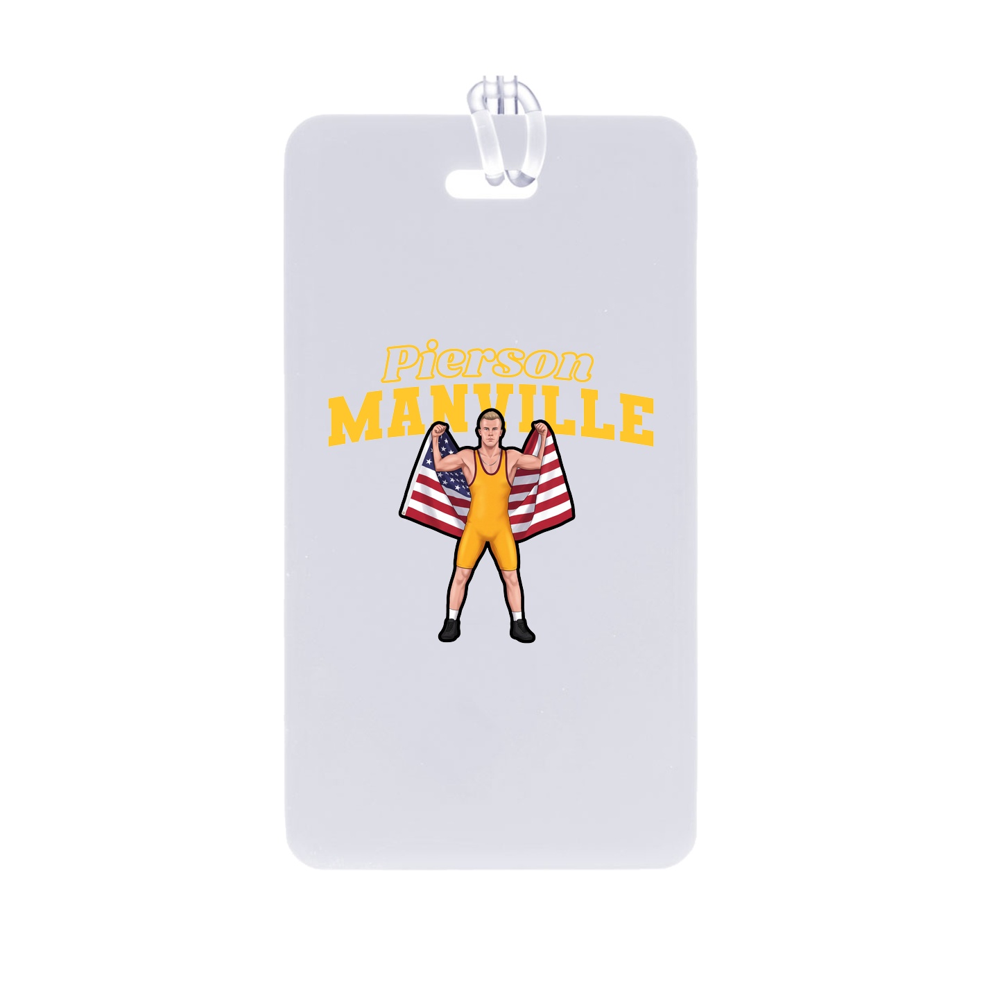 Bag Tag — Name Arch in Classic