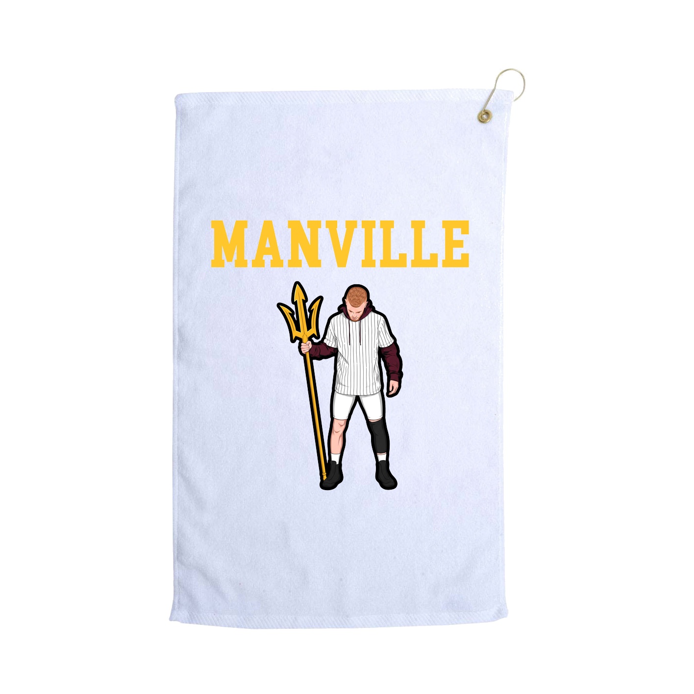 Golf Towel — Shirsey in White