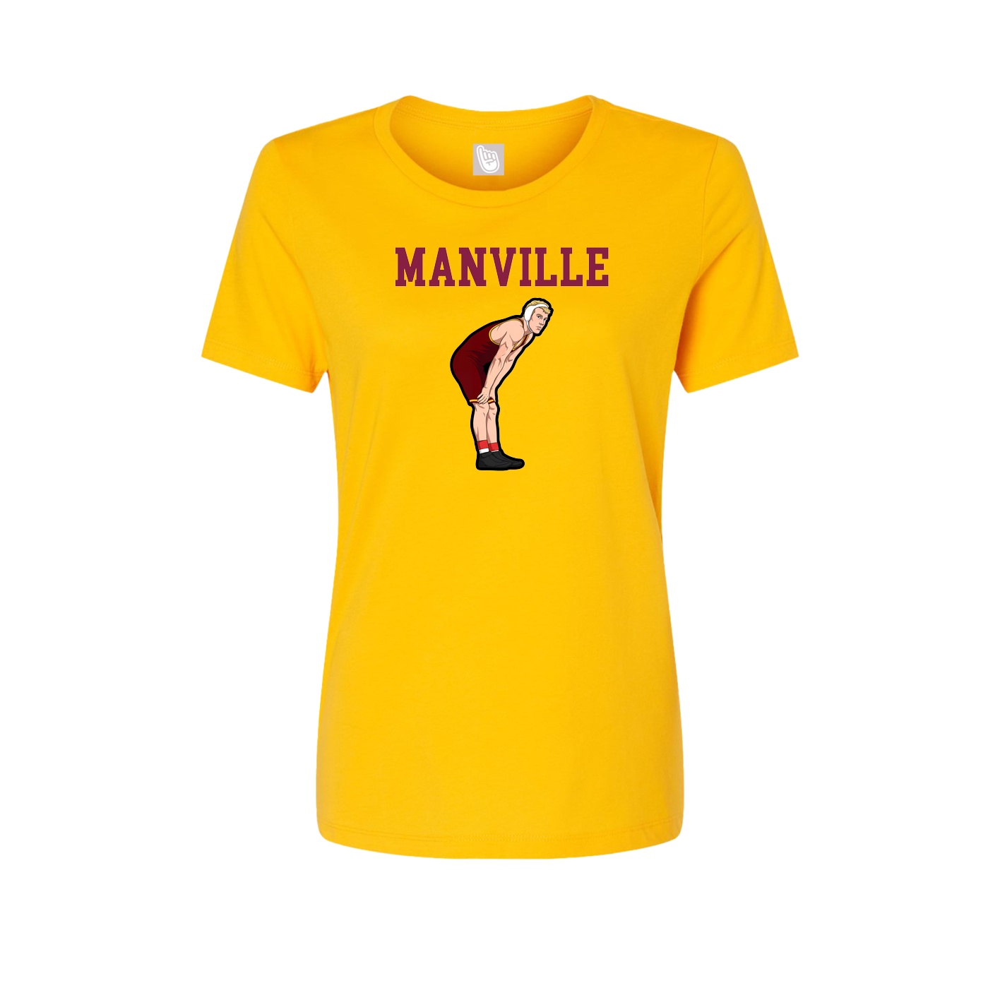Fitted Women's Tee — Shirsey in Gold