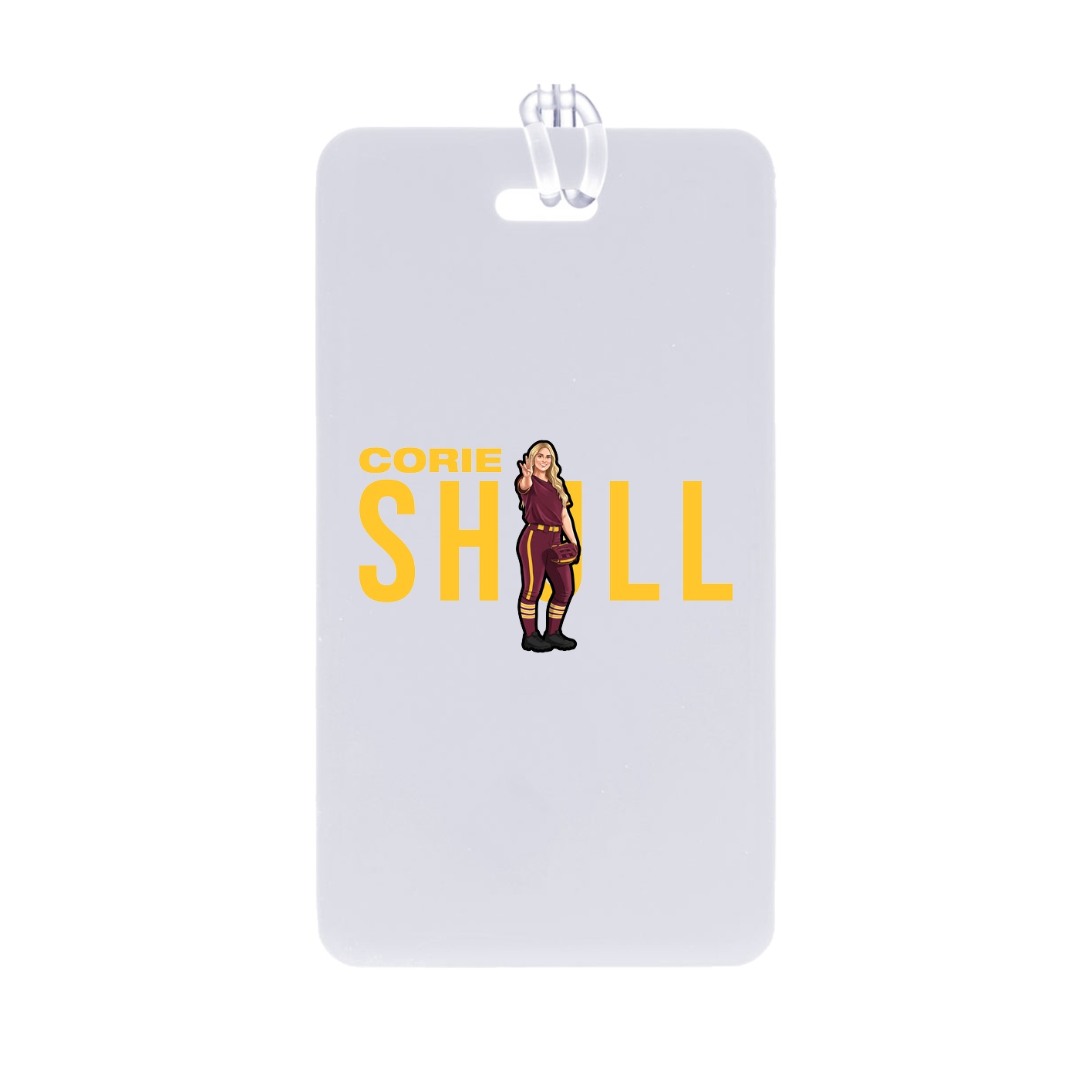 Bag Tag — Player Name in Classic
