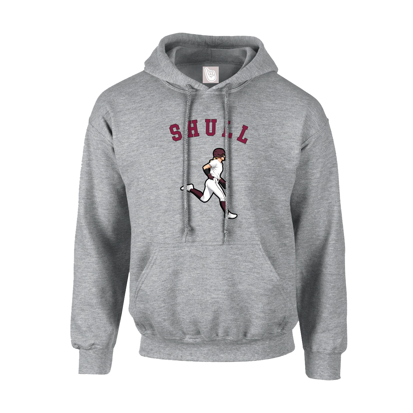 Youth Hoodie — Shirsey Arch in Grey