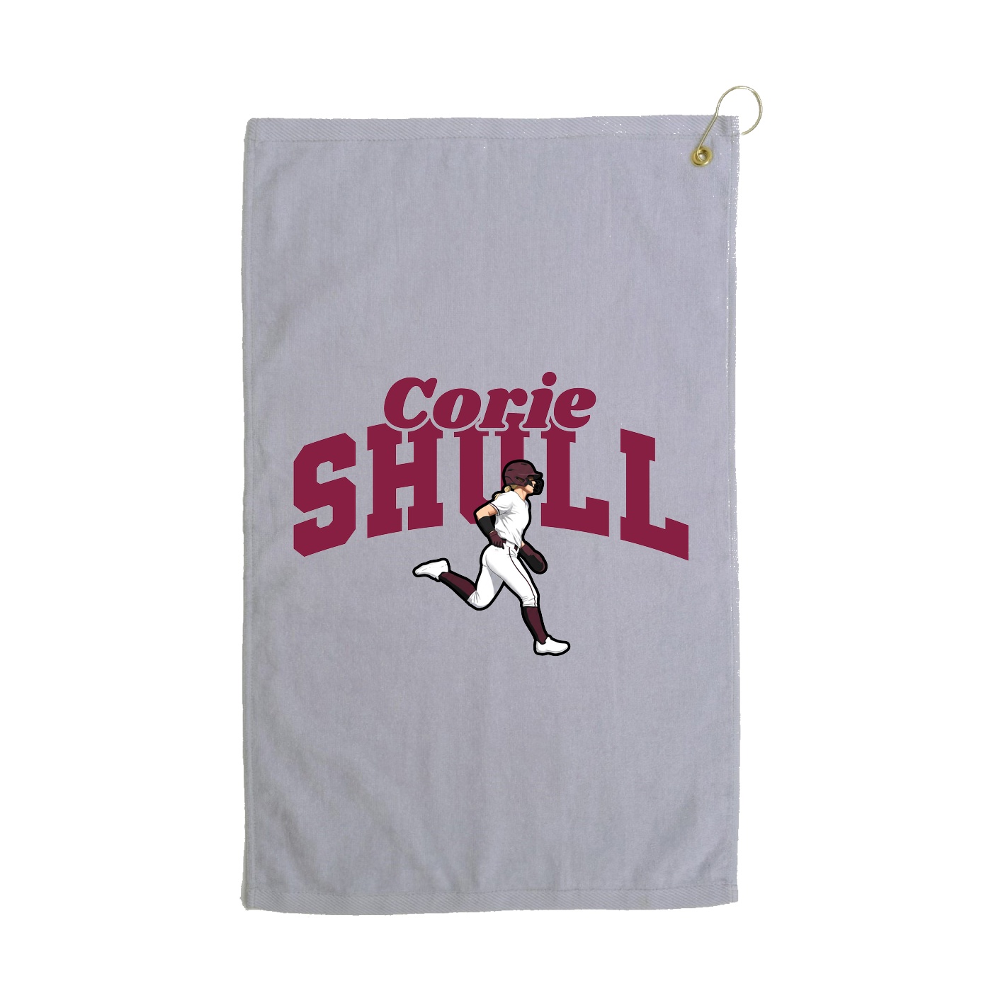 Golf Towel — Signature Arch in Grey