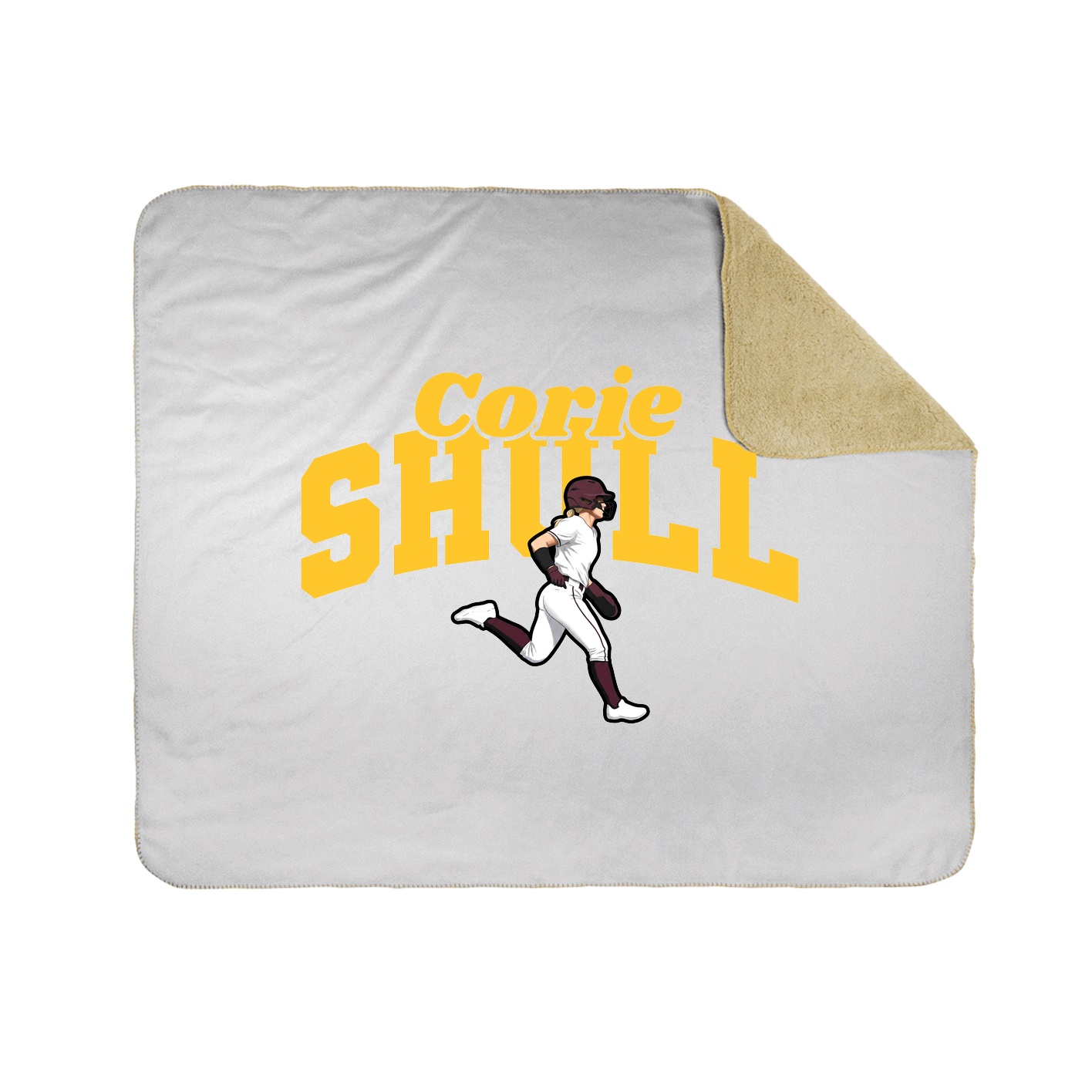 Throw Blanket — Signature Arch in White