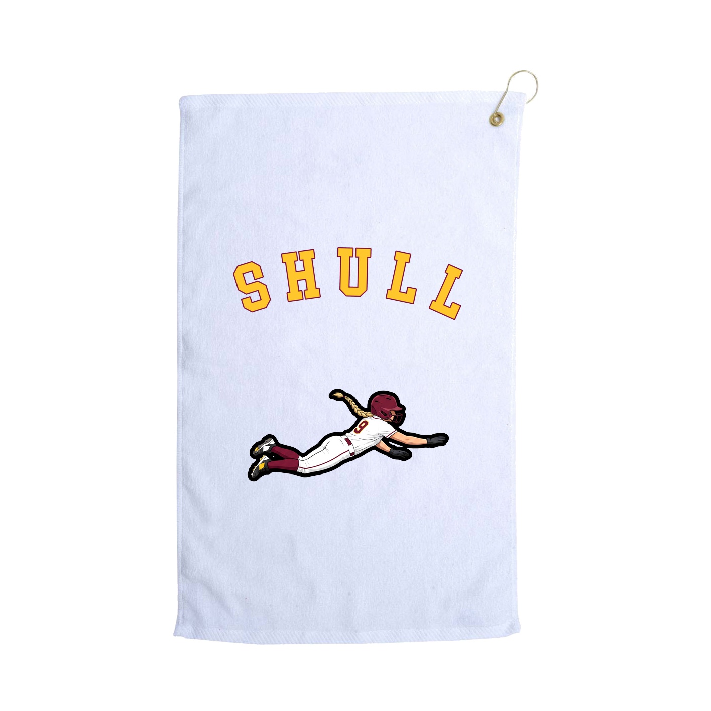 Golf Towel — Shirsey Arch in White