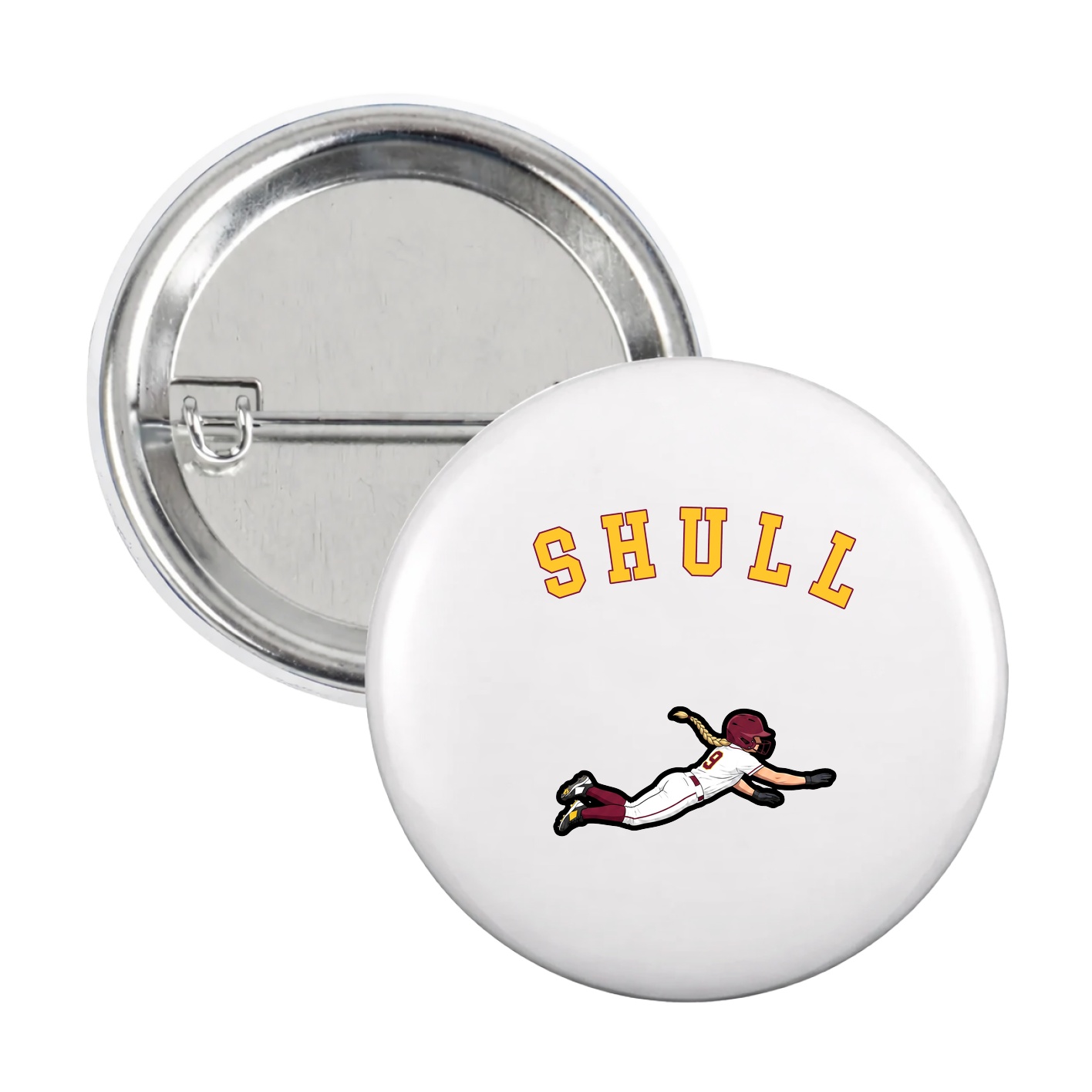 Game Day Button — Shirsey Arch in White