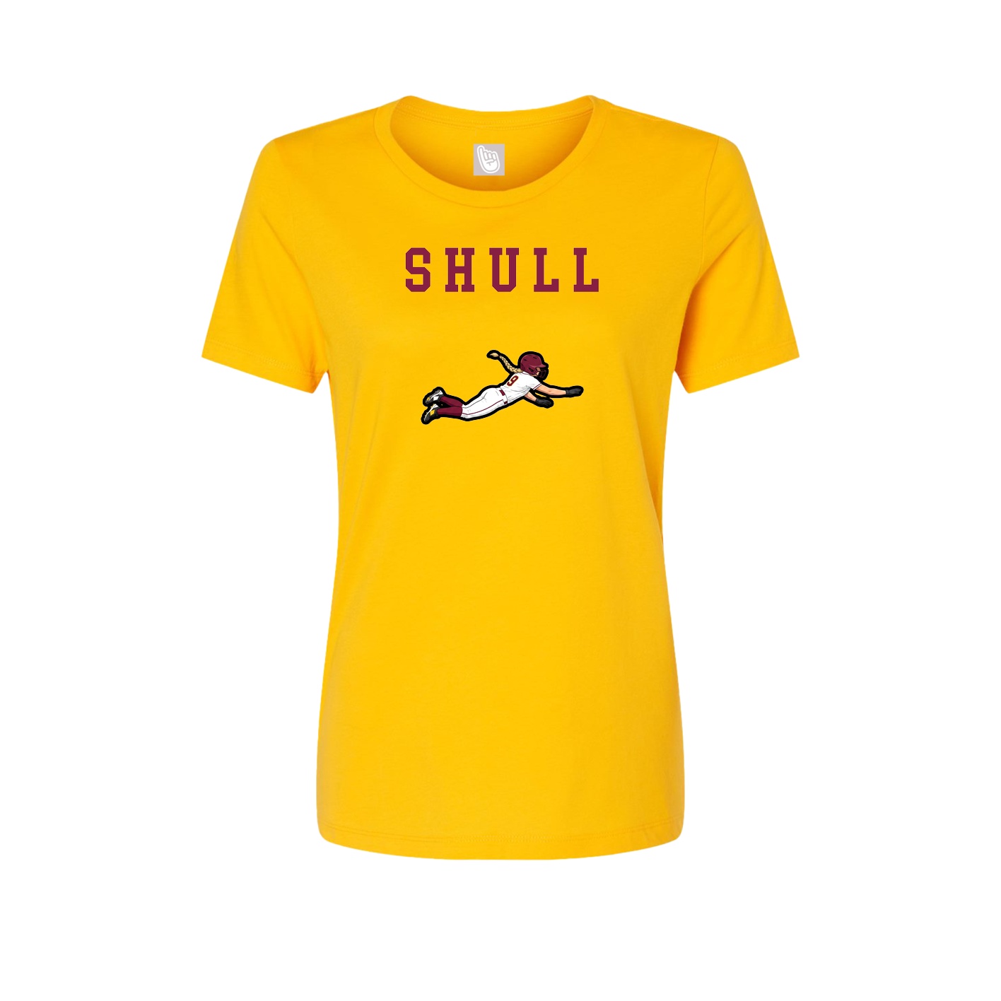 Fitted Women's Tee — Shirsey in Gold