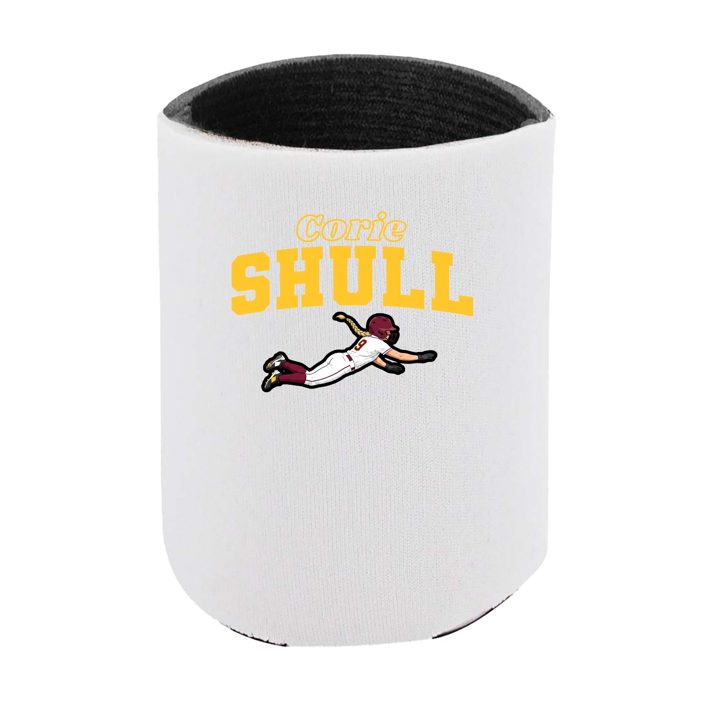 Can Holder — Name Arch in White