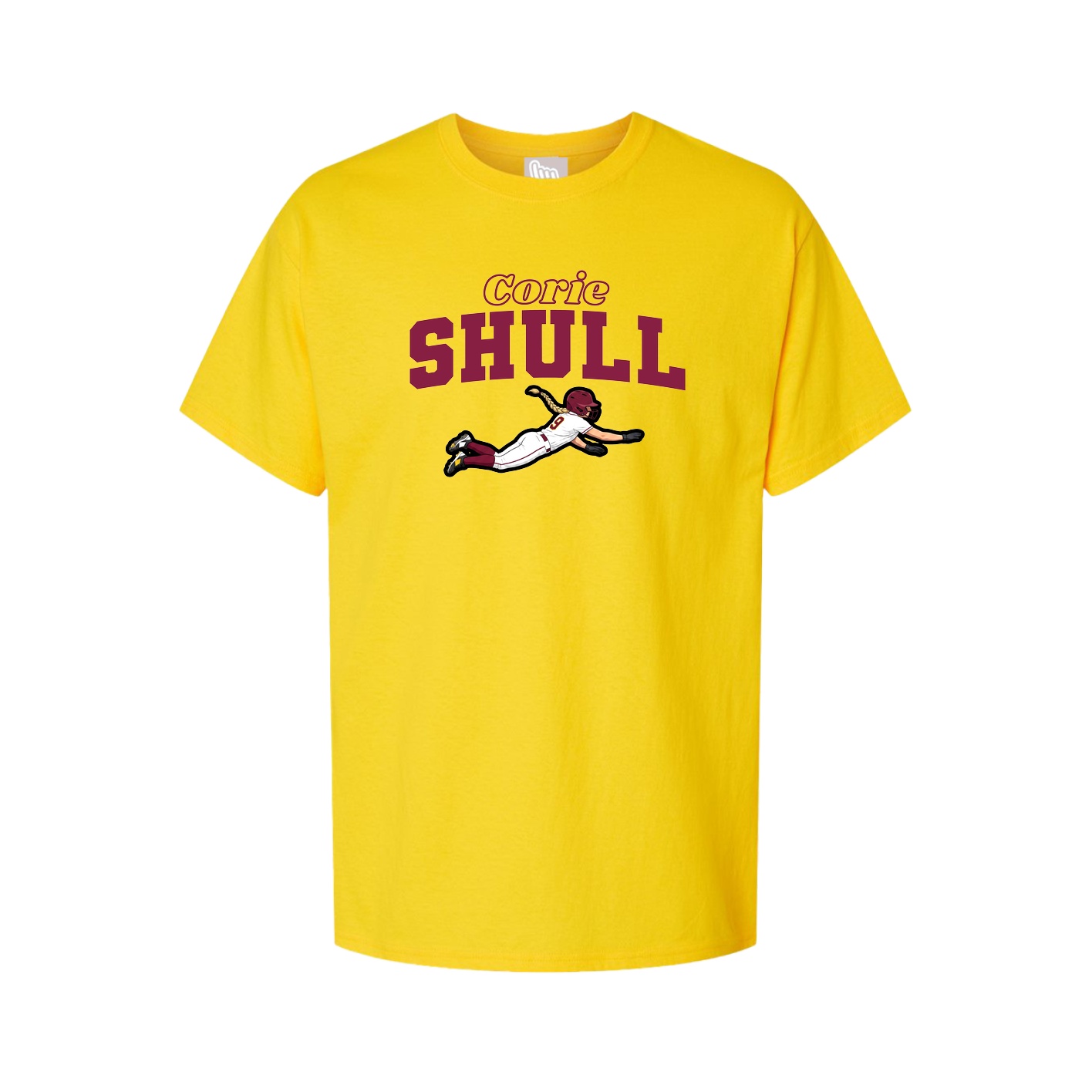 Tee — Name Arch in Gold