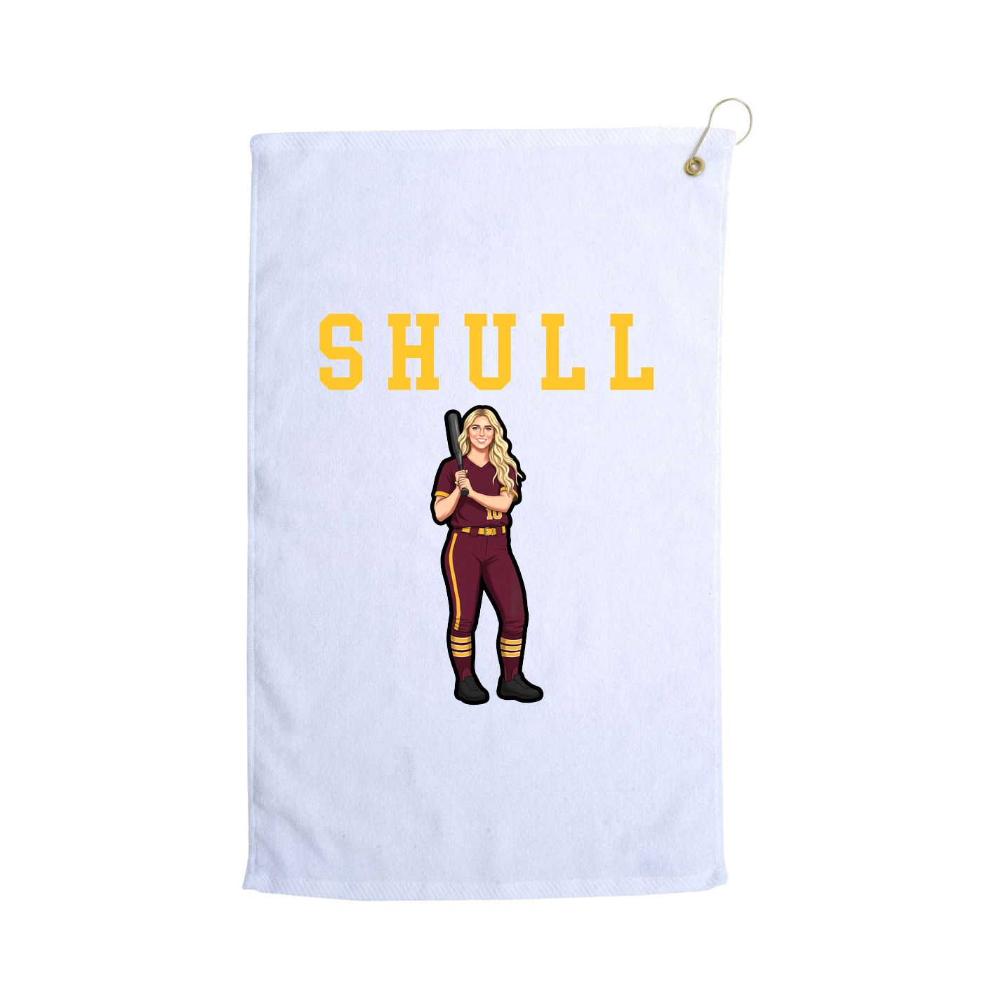 Golf Towel — Shirsey in White