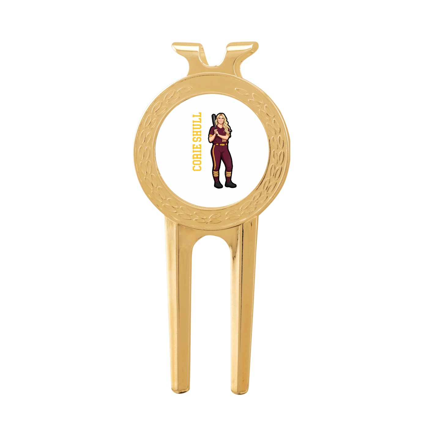 Divot Tool with Ball Marker — Name Vertical in Classic