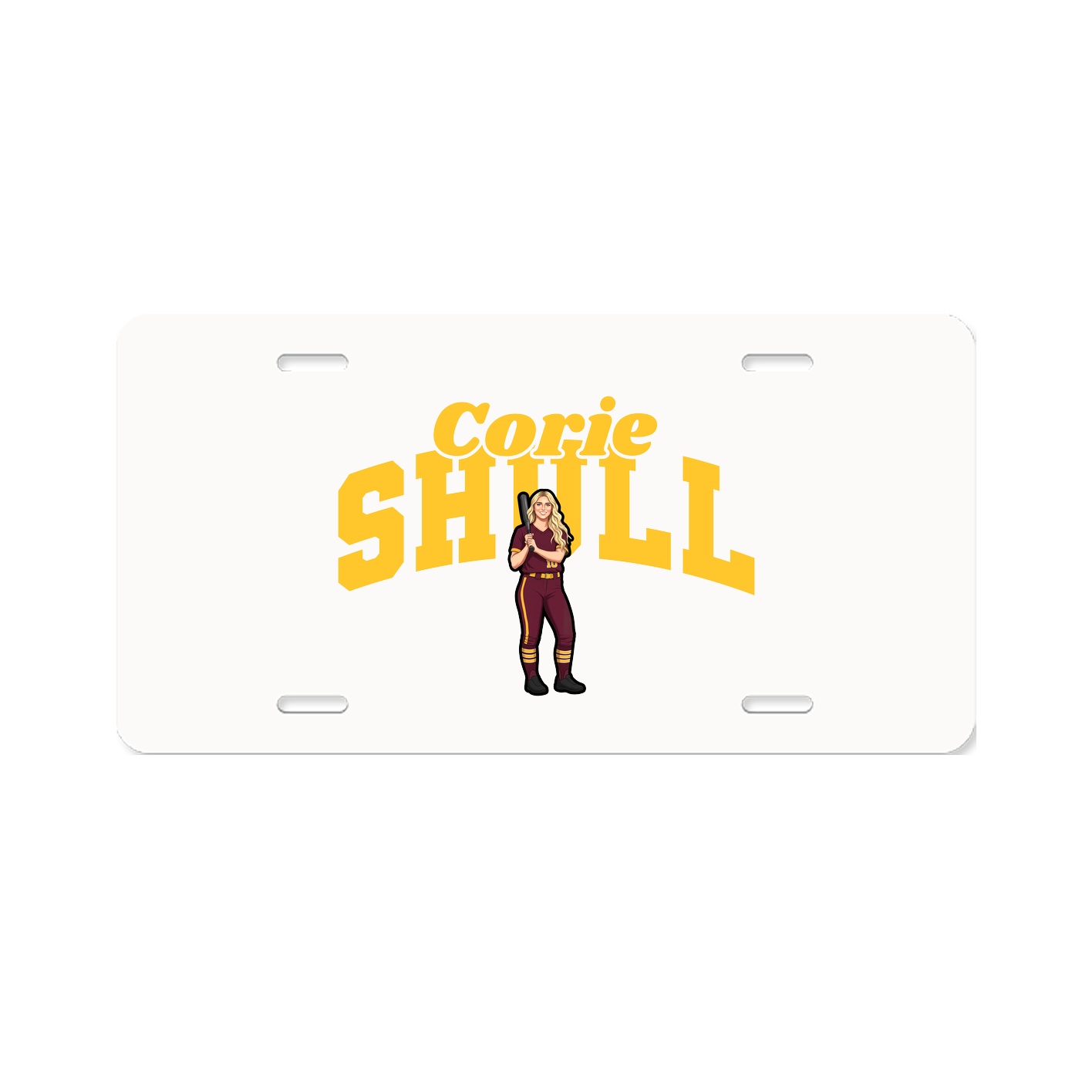 License Plate — Signature Arch in Classic