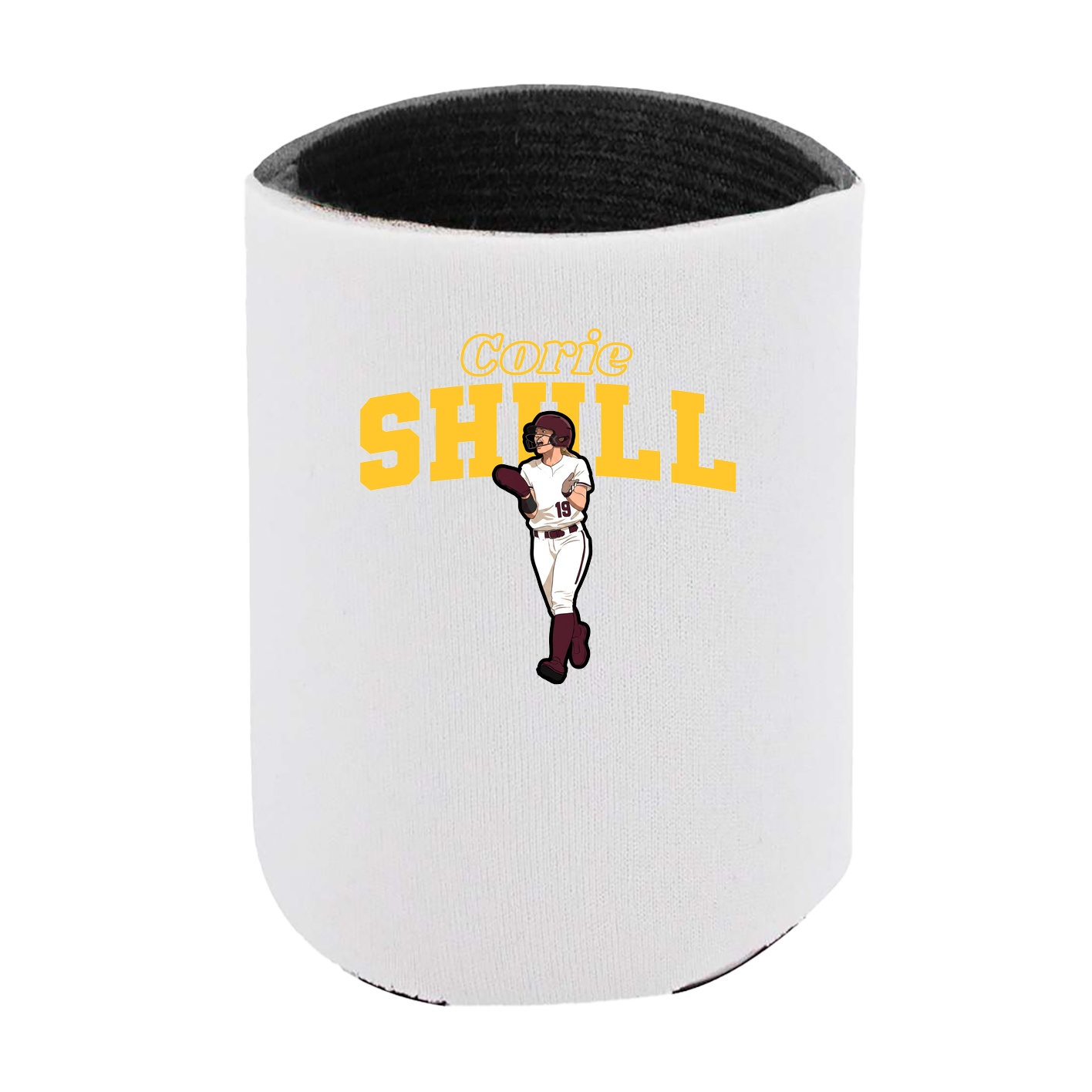 Can Holder — Name Arch in White