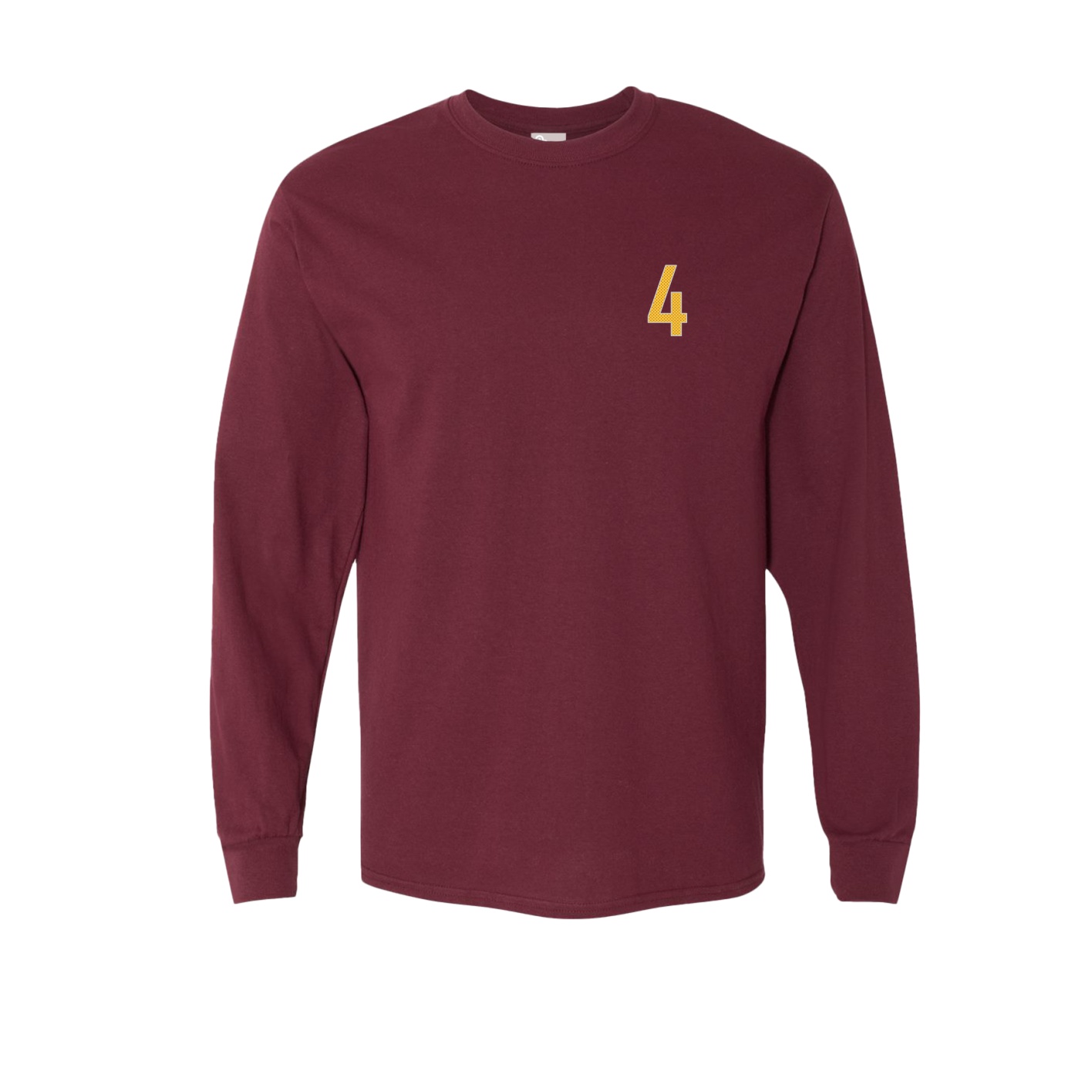 Long Sleeve Tee — Front Shirsy in Maroon