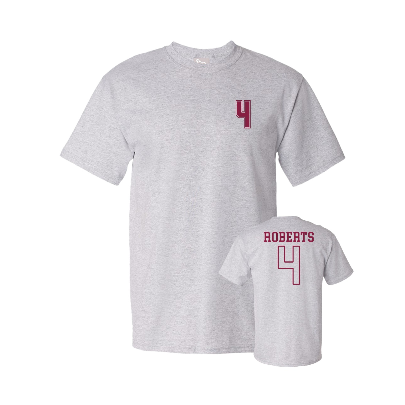 Youth Tee — Chest Back in Grey