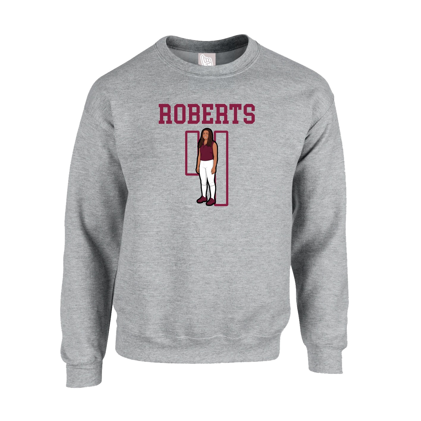 Fleece Crew — Shirsey in Grey