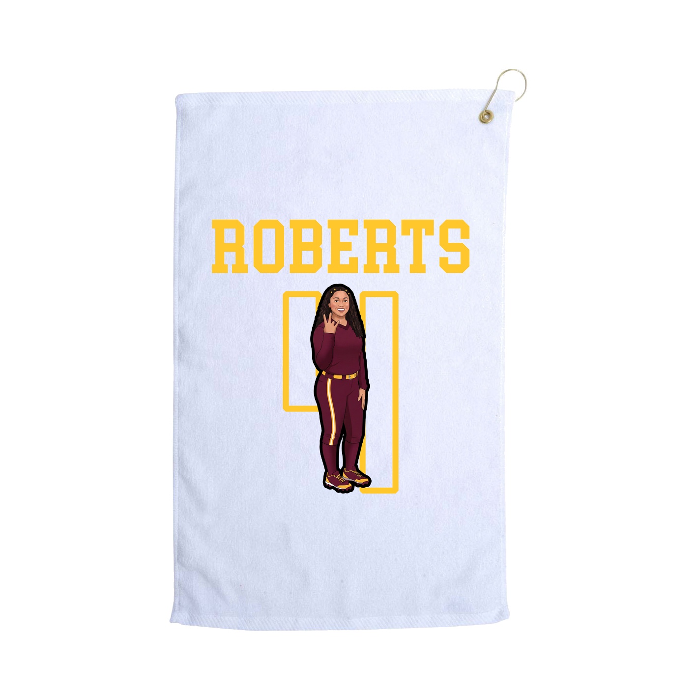 Golf Towel — Shirsey in White