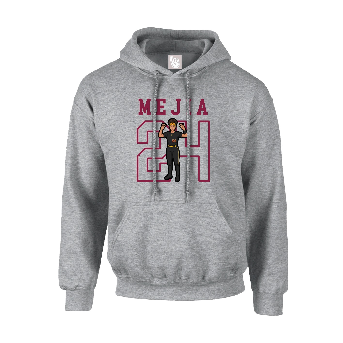 Hoodie — Shirsey in Grey