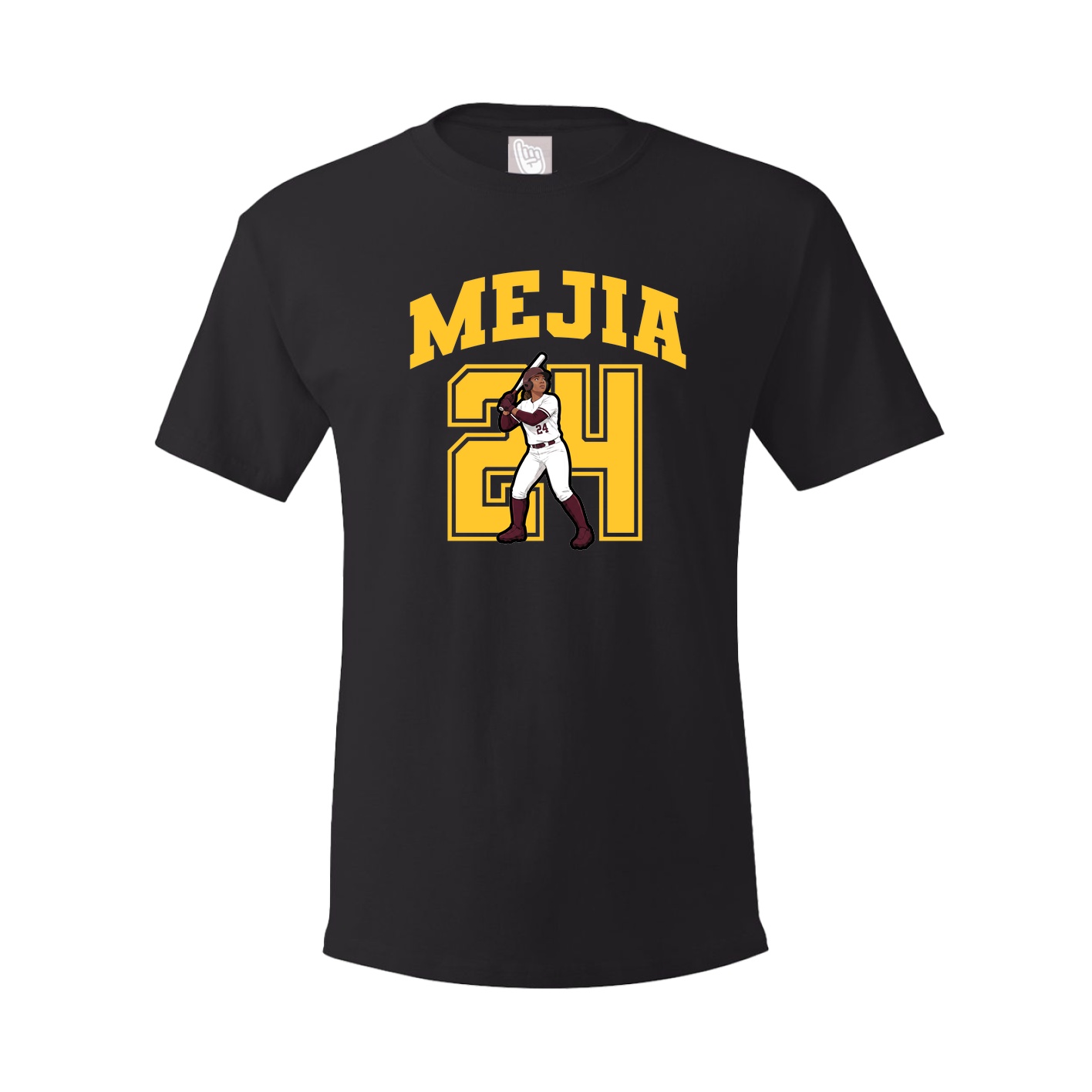 Youth Tee — Number in Black