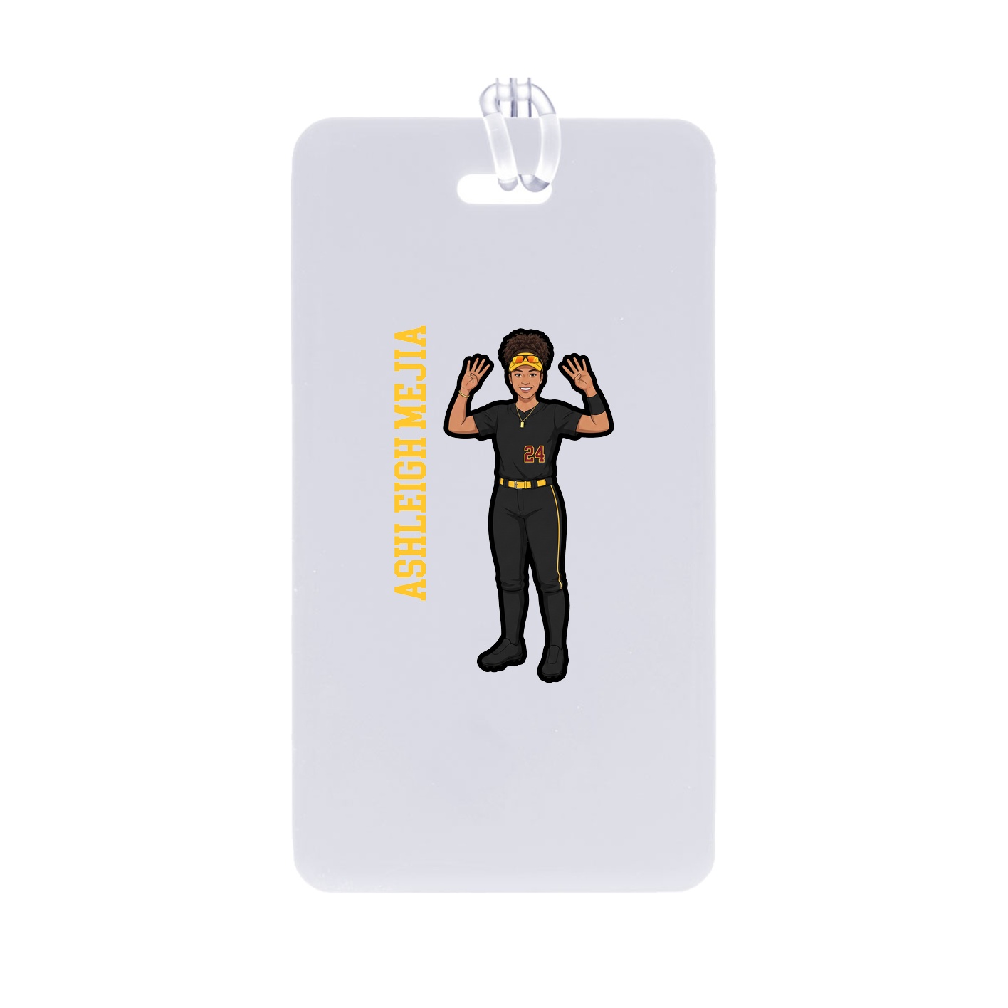 Bag Tag — Name Vertical in Classic