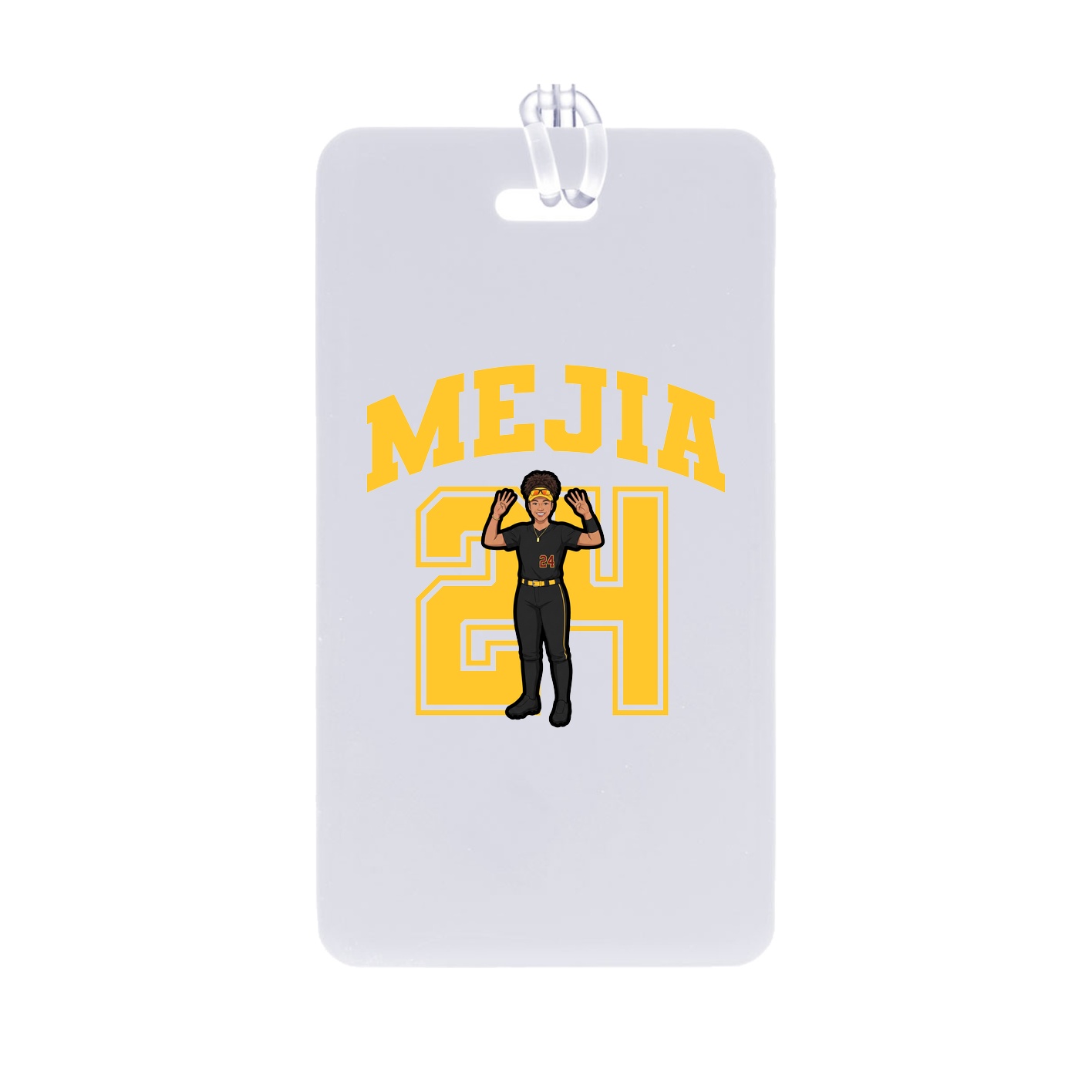 Bag Tag — Number in Classic