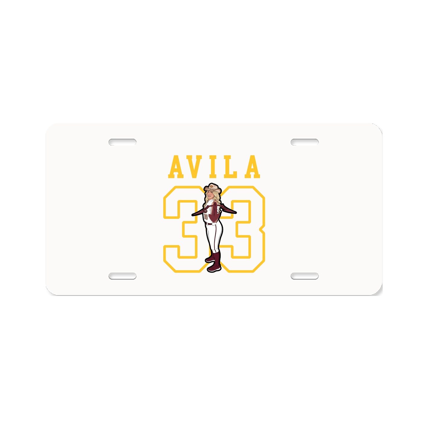 License Plate — Shirsey in Classic
