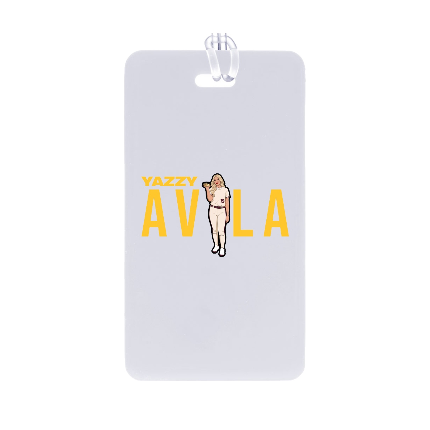 Bag Tag — Player Name in Classic