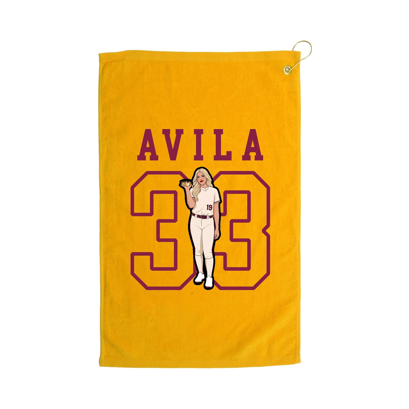 Golf Towel — Shirsey in Gold