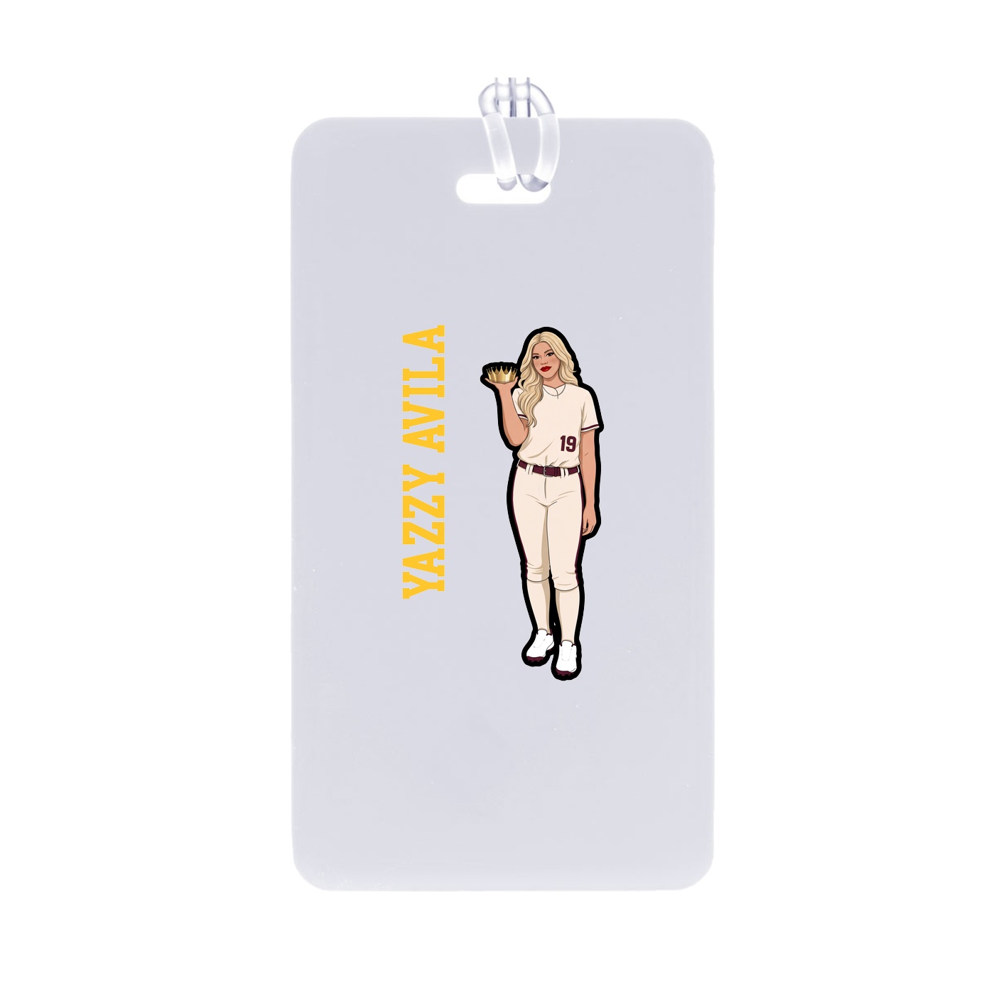 Bag Tag — Name Vertical in Classic