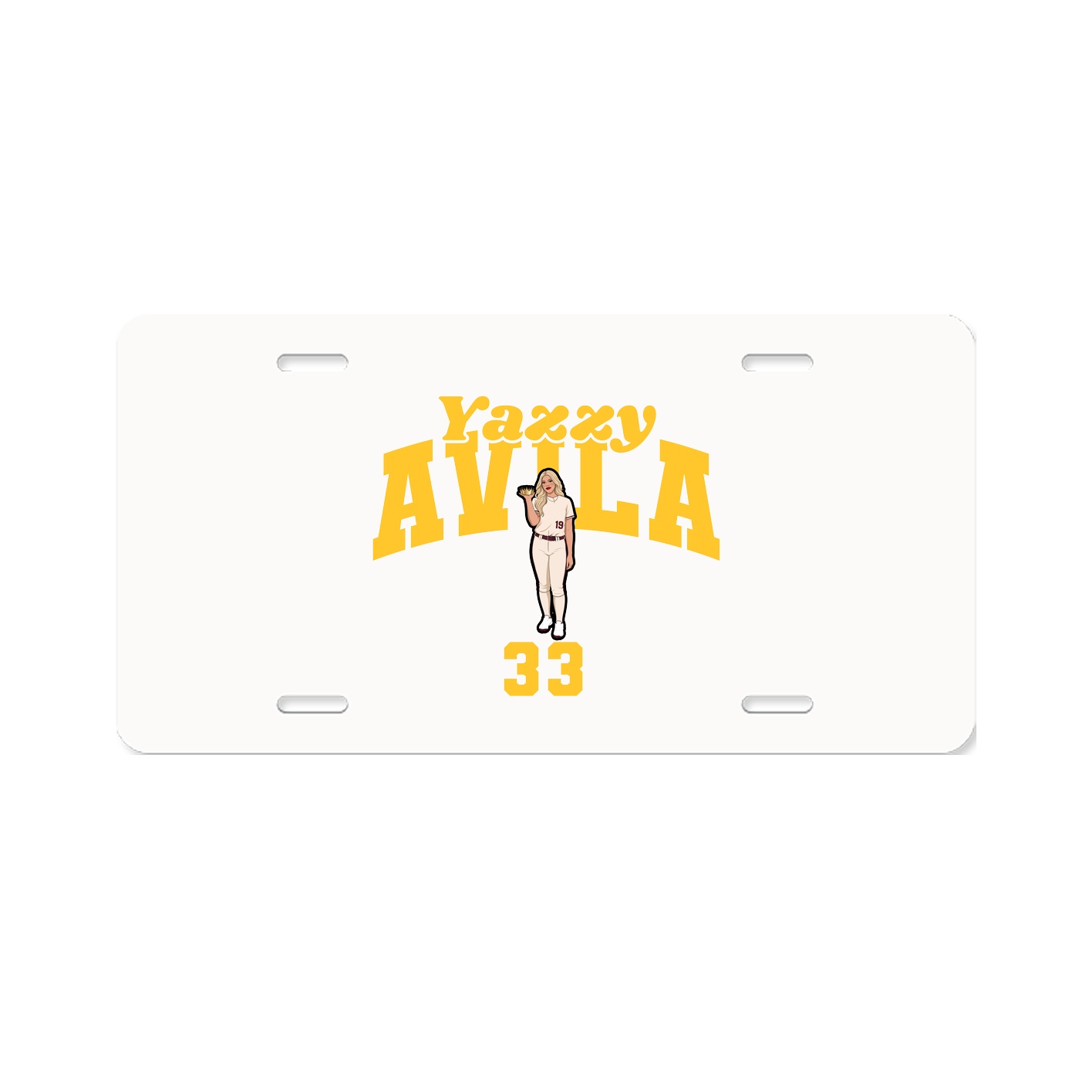 License Plate — Signature Arch in Classic