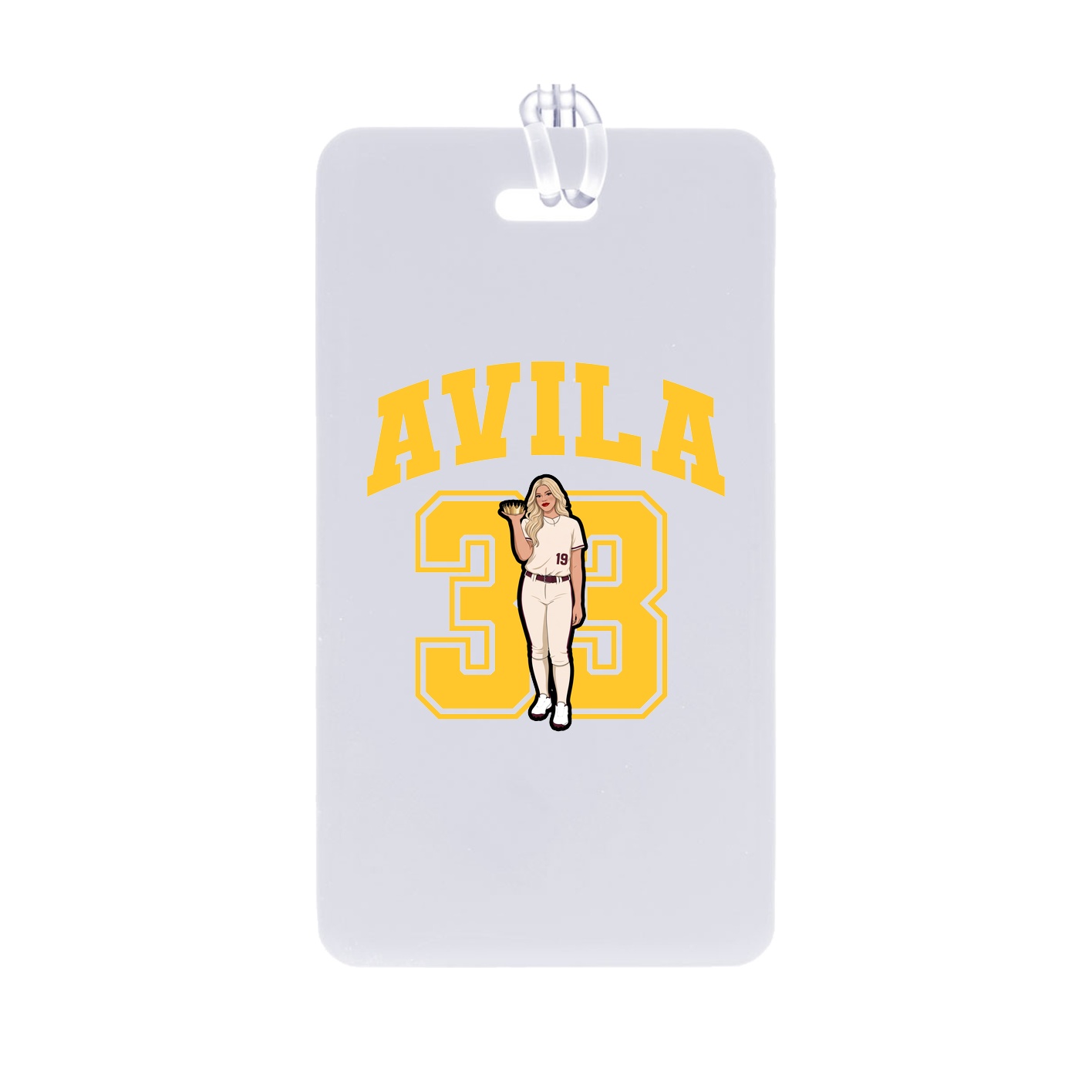 Bag Tag — Number in Classic