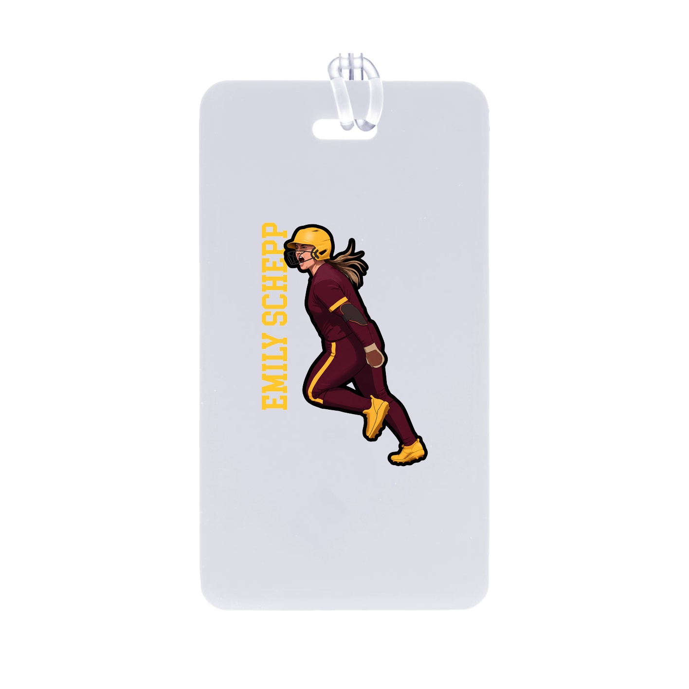 Bag Tag — Name Vertical in Classic