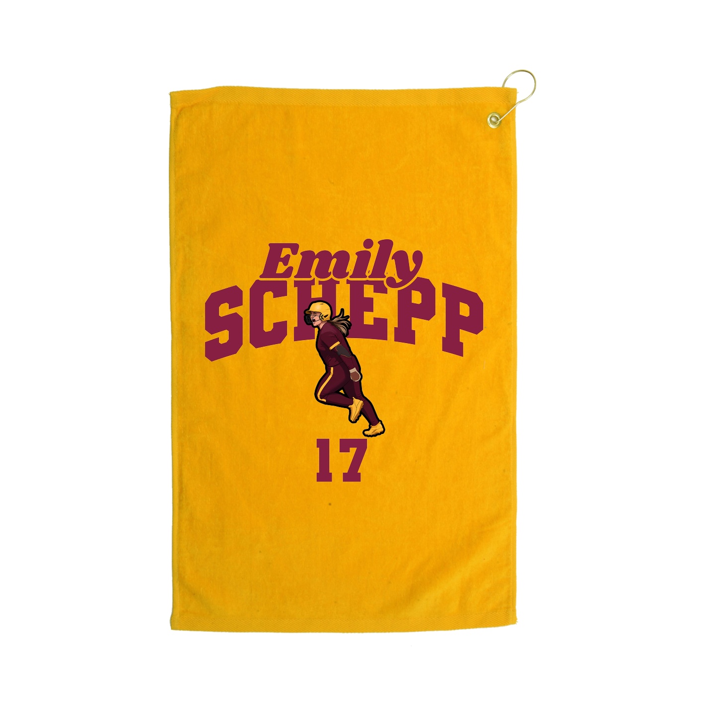 Golf Towel — Signature Arch in Gold