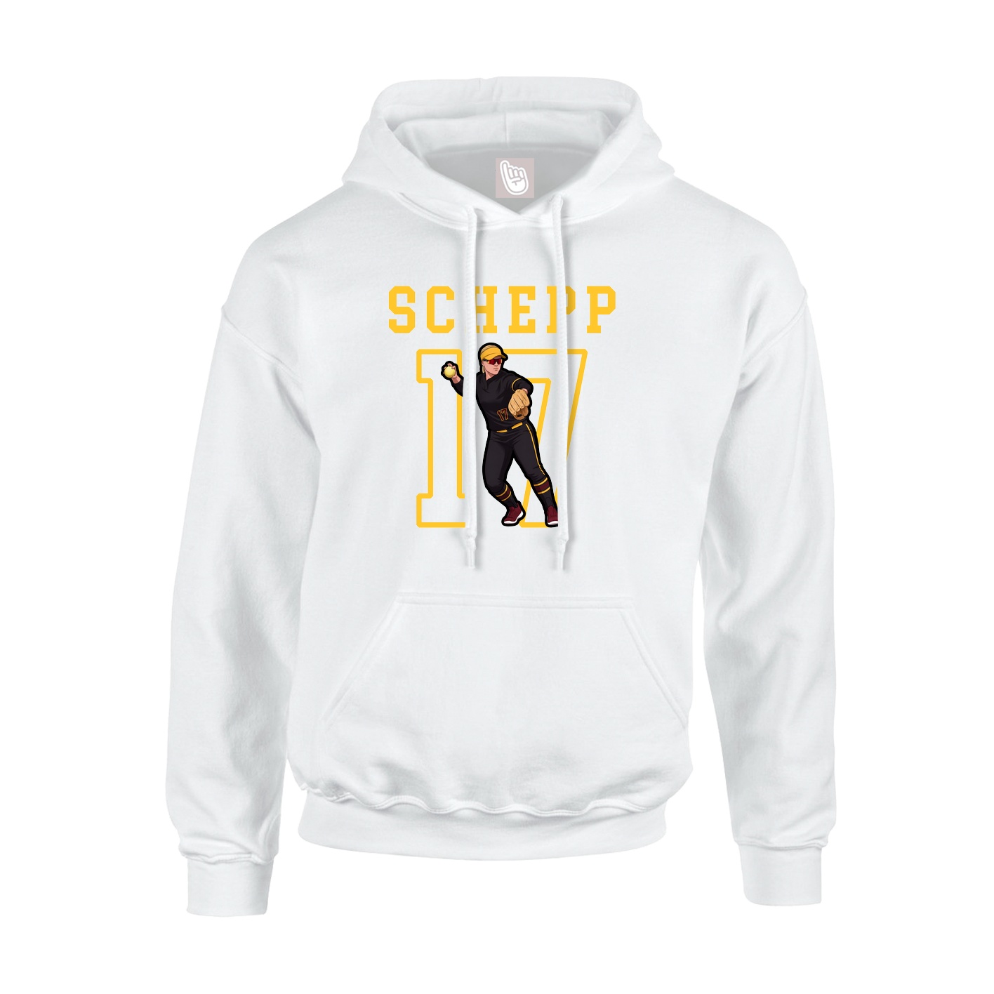 Youth Hoodie — Shirsey in White
