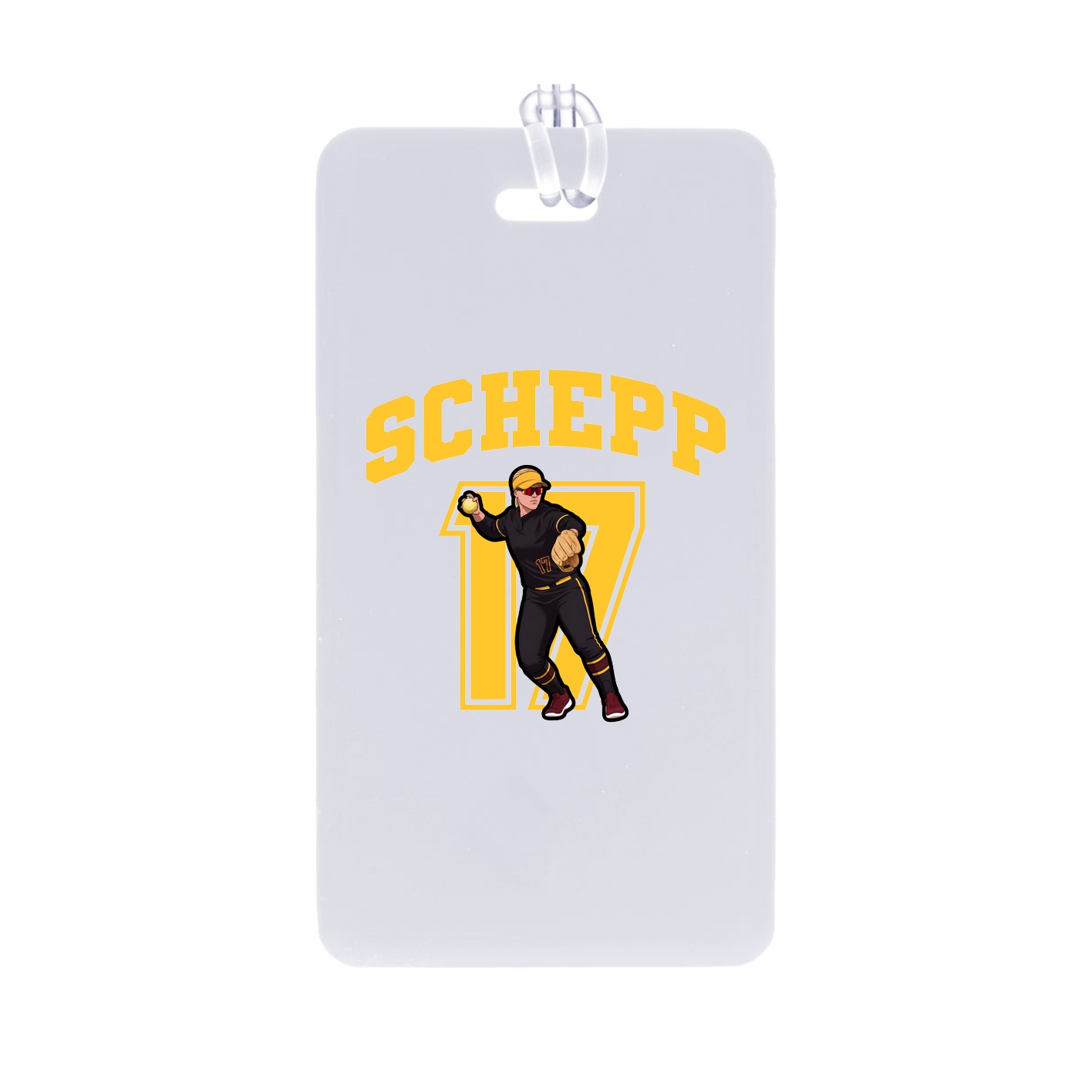 Bag Tag — Number in Classic