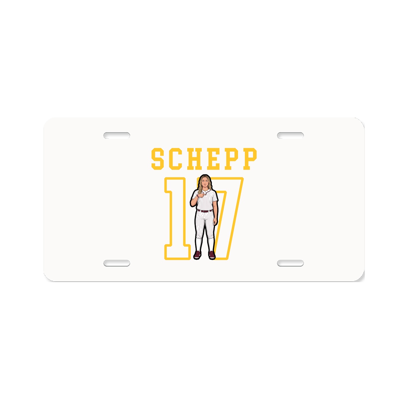 License Plate — Shirsey in Classic