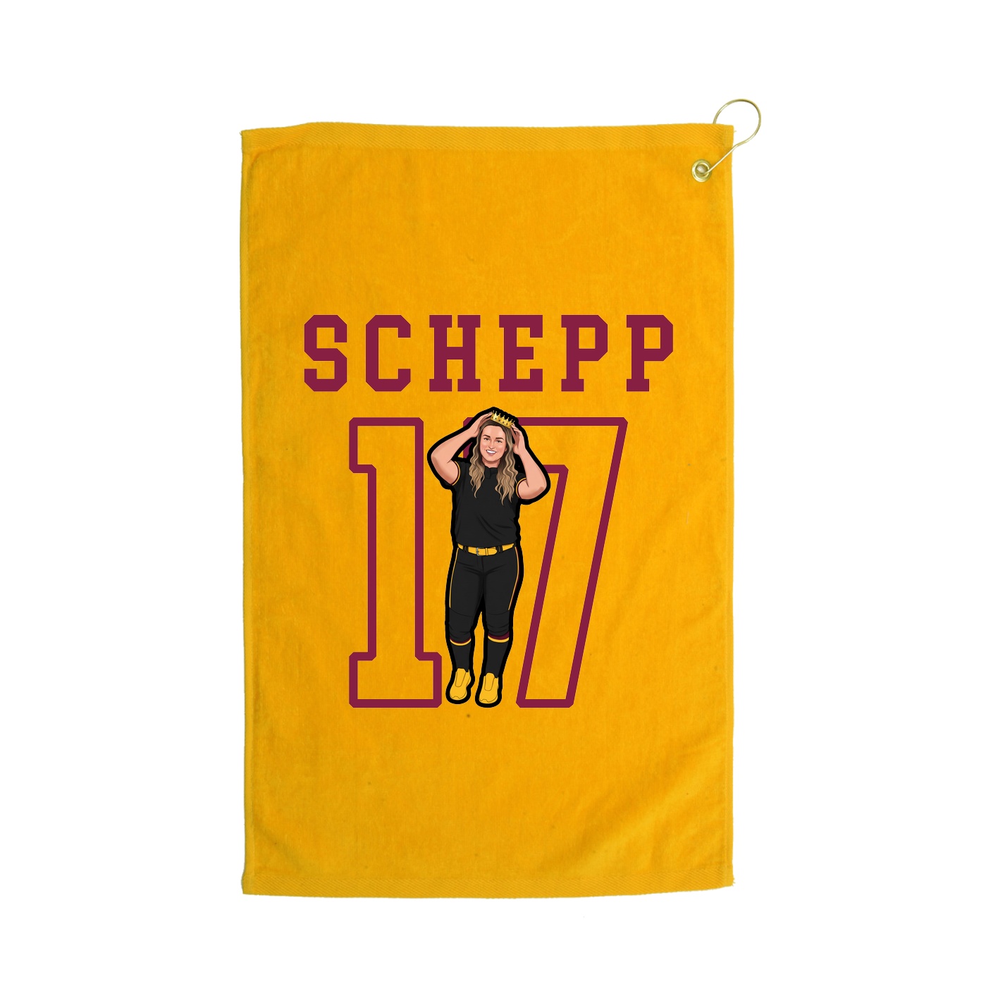 Golf Towel — Shirsey in Gold