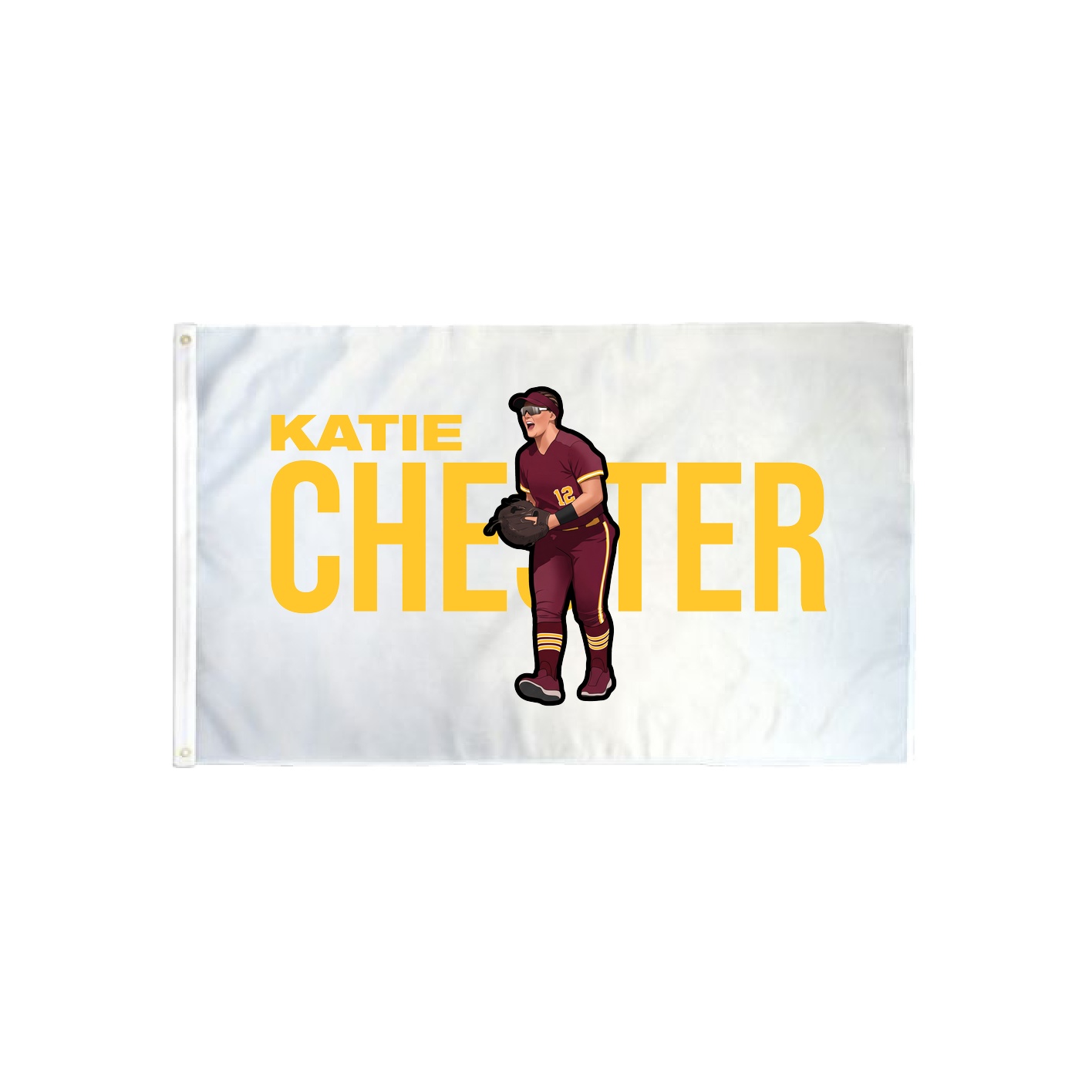 3x5 Flag — Player Name in Classic