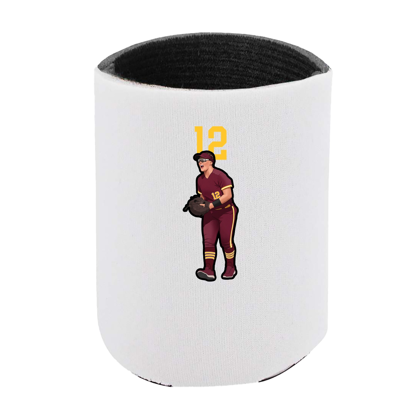 Can Holder — Number Top in White