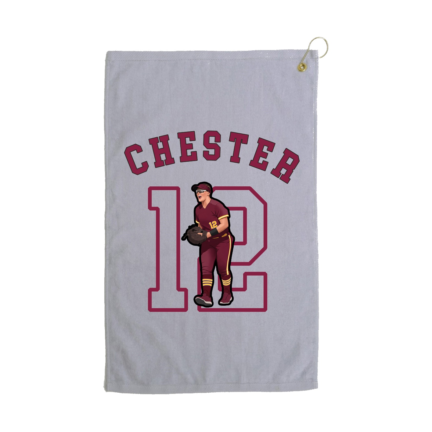 Golf Towel — Shirsey Arch in Grey